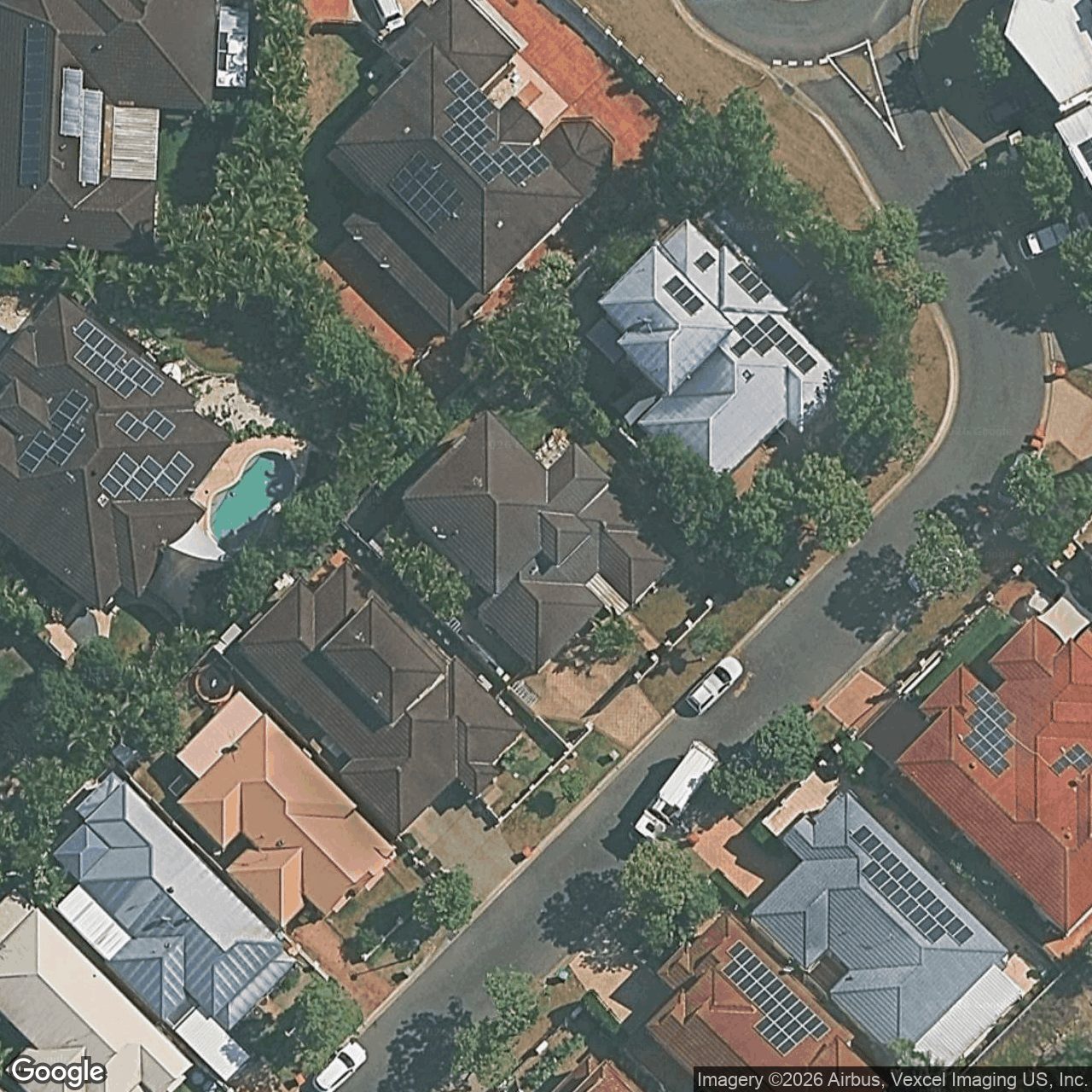 Aerial view of 3 Blue Ridge Crescent, Varsity Lakes QLD 4227