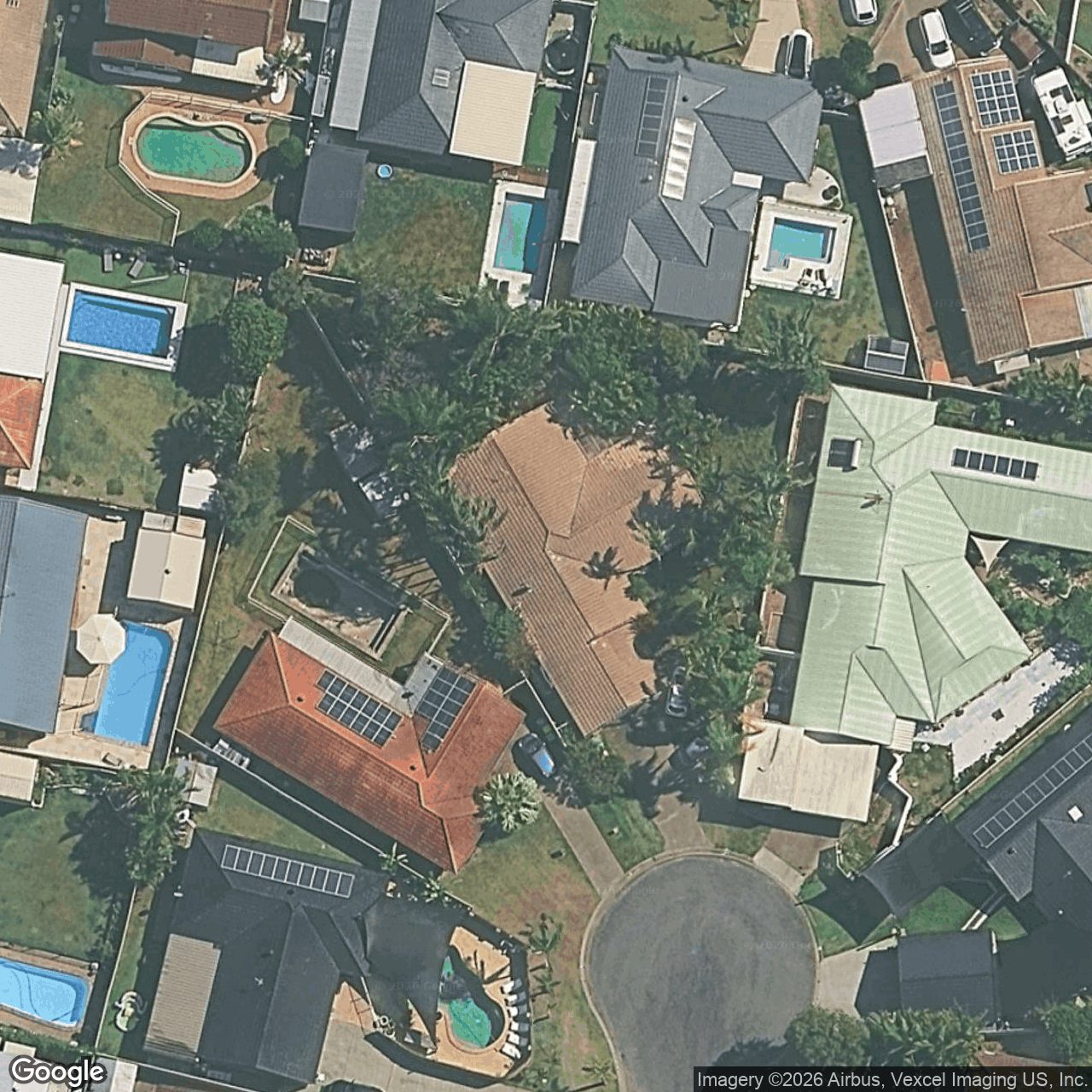 Aerial view of 12 Stonyfell Court, Varsity Lakes QLD 4227