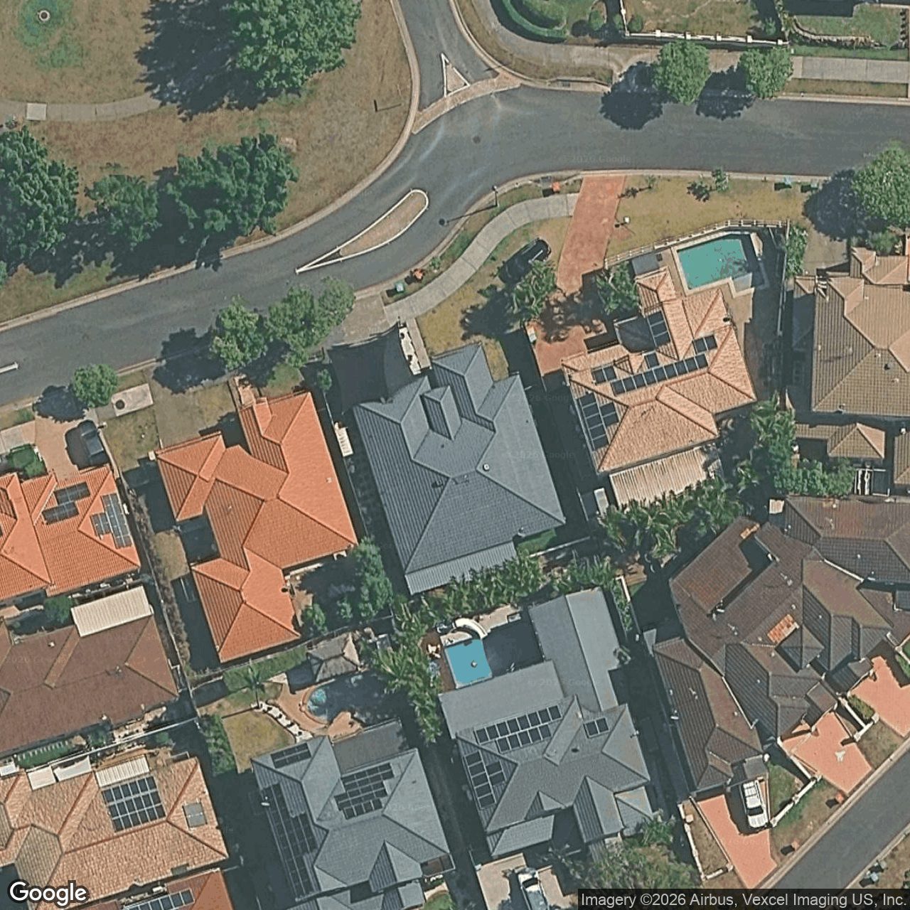 Aerial view of 12 Hillridge Crescent, Varsity Lakes QLD 4227