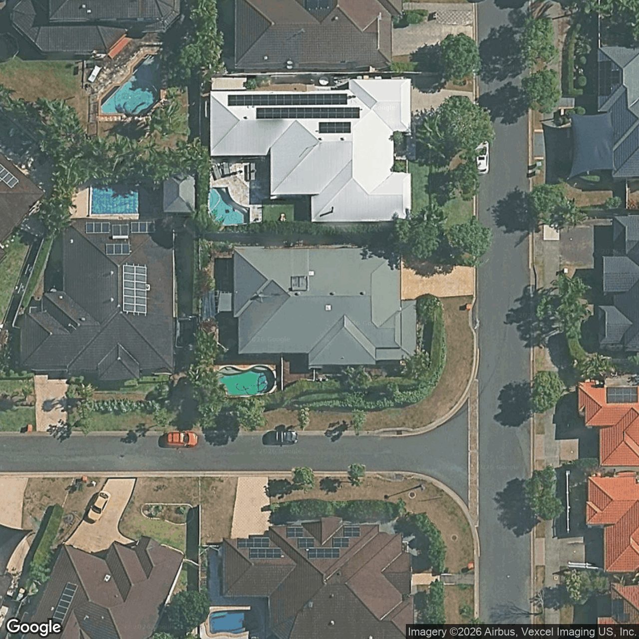 Aerial view of 9 North Shore Avenue, Varsity Lakes QLD 4227