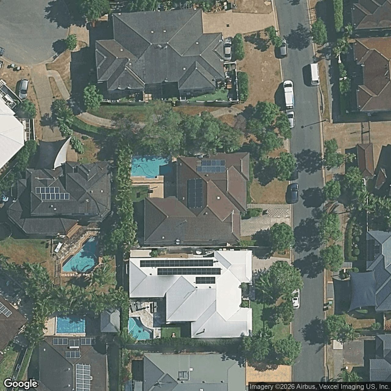 Aerial view of 5 North Shore Avenue, Varsity Lakes QLD 4227