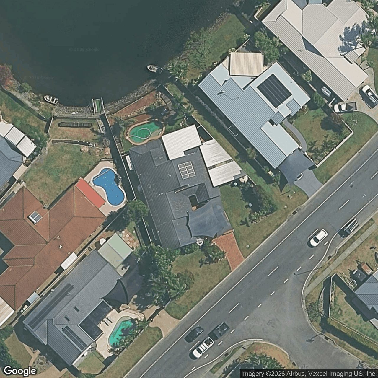 Aerial view of 33 Silvabank Drive, Varsity Lakes QLD 4227