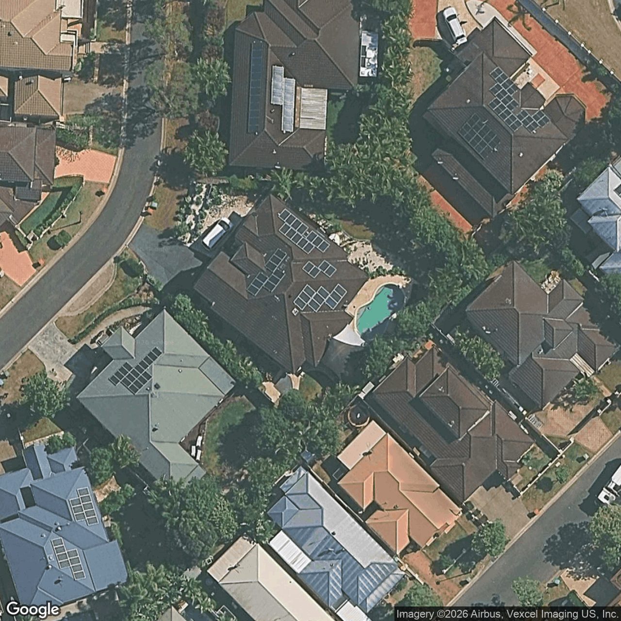 Aerial view of 4 Glasshouse Drive, Varsity Lakes QLD 4227
