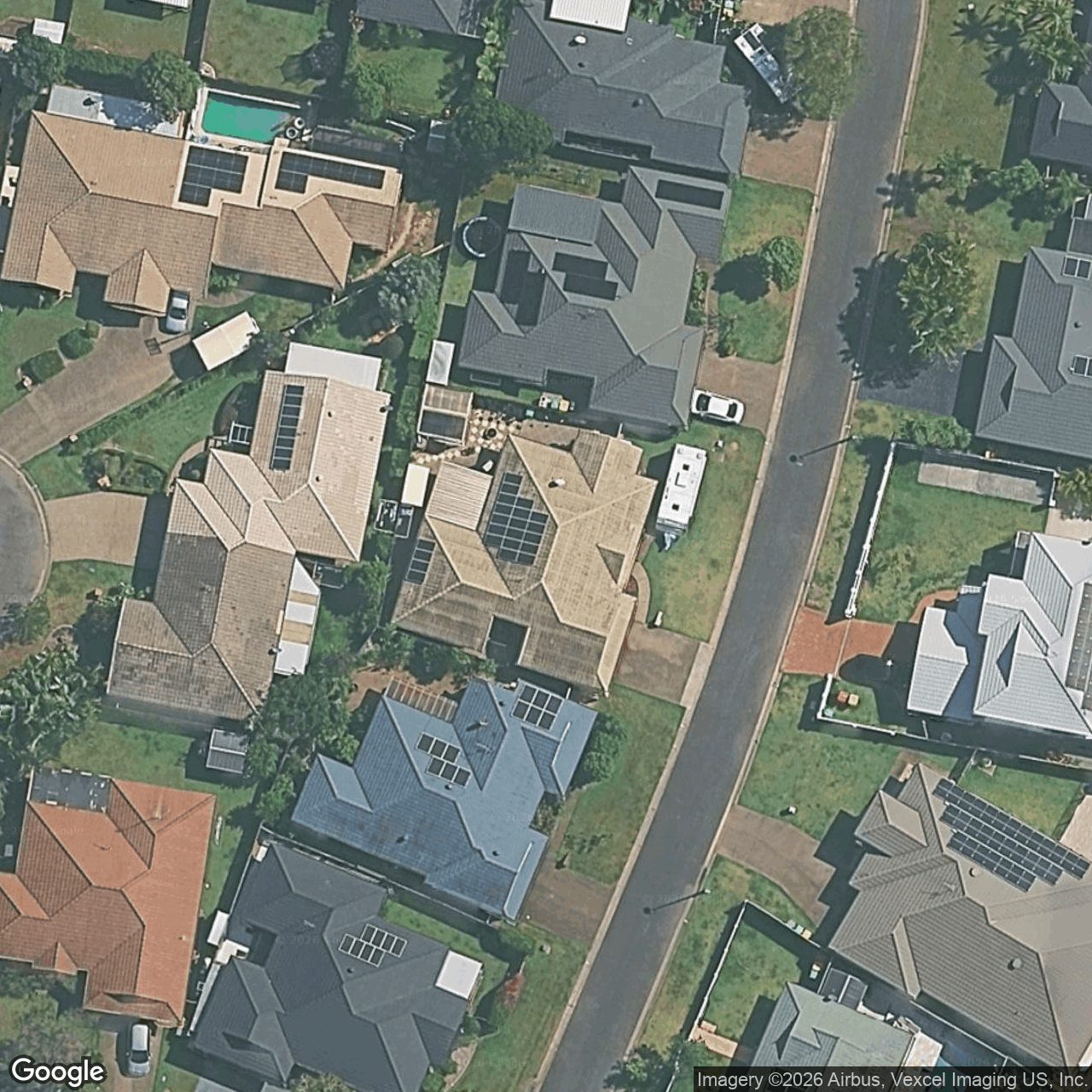 Aerial view of 6 Thornleigh Crescent, Varsity Lakes QLD 4227