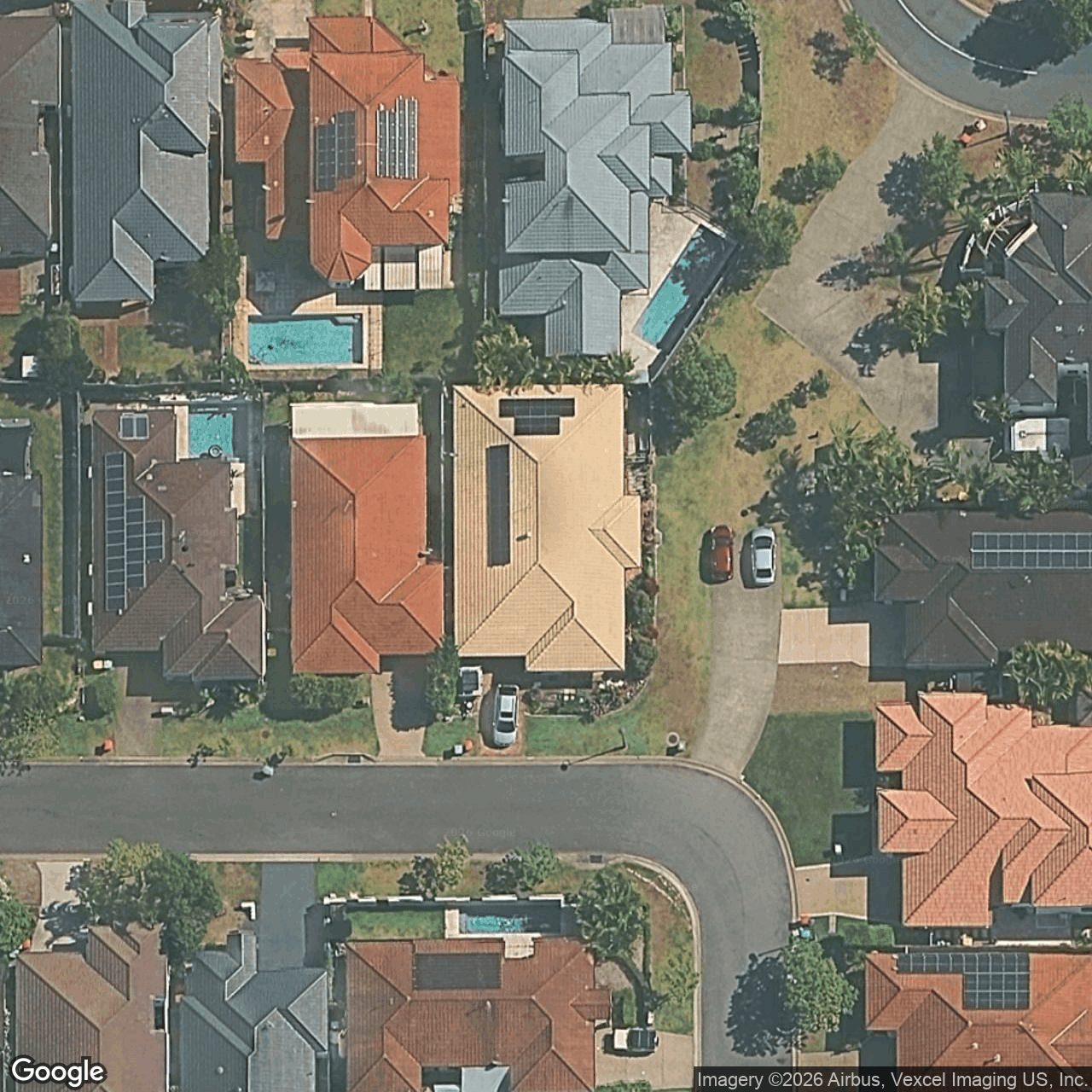 Aerial view of 15 Windemere Crescent, Varsity Lakes QLD 4227