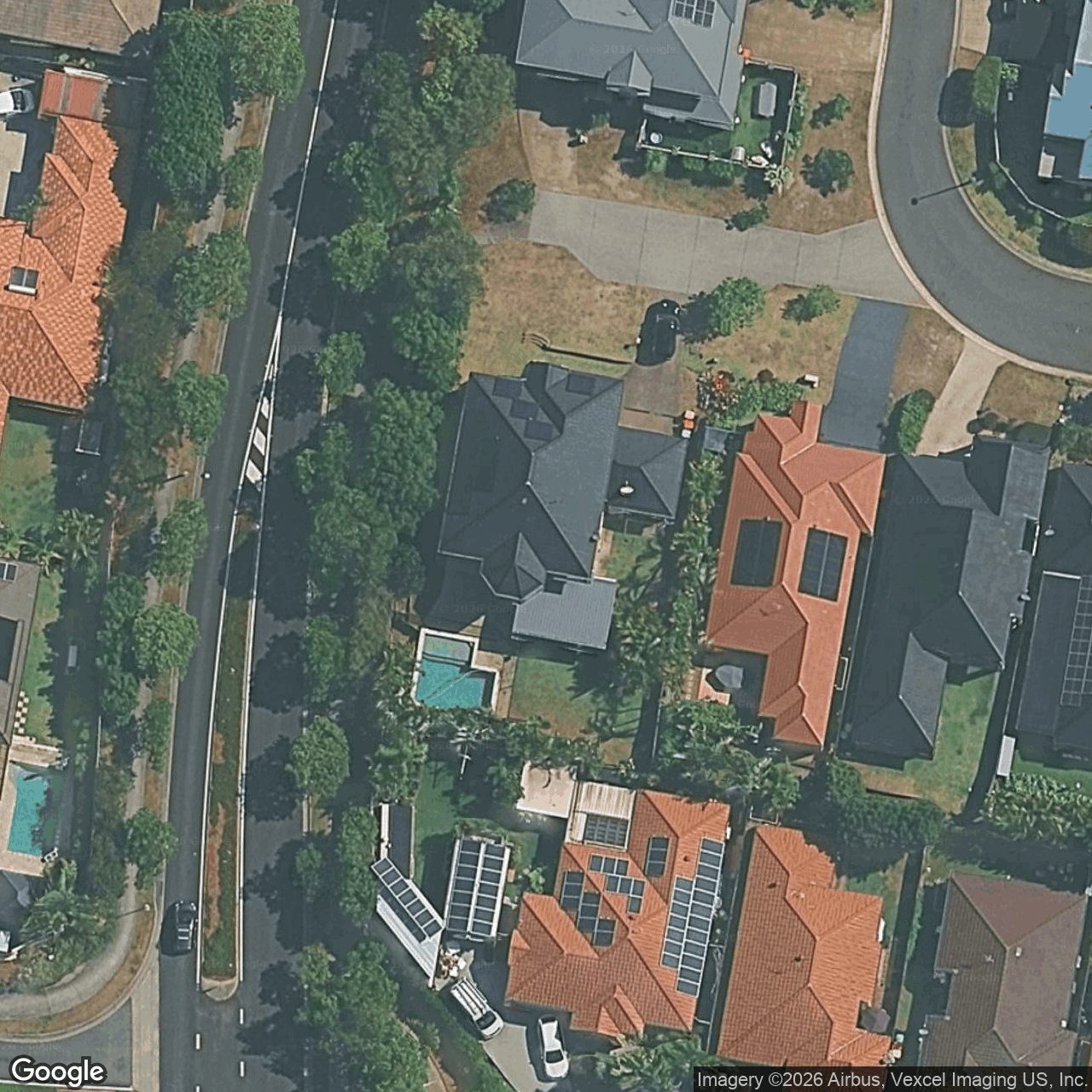 Aerial view of 18 Majorca Crescent, Varsity Lakes QLD 4227