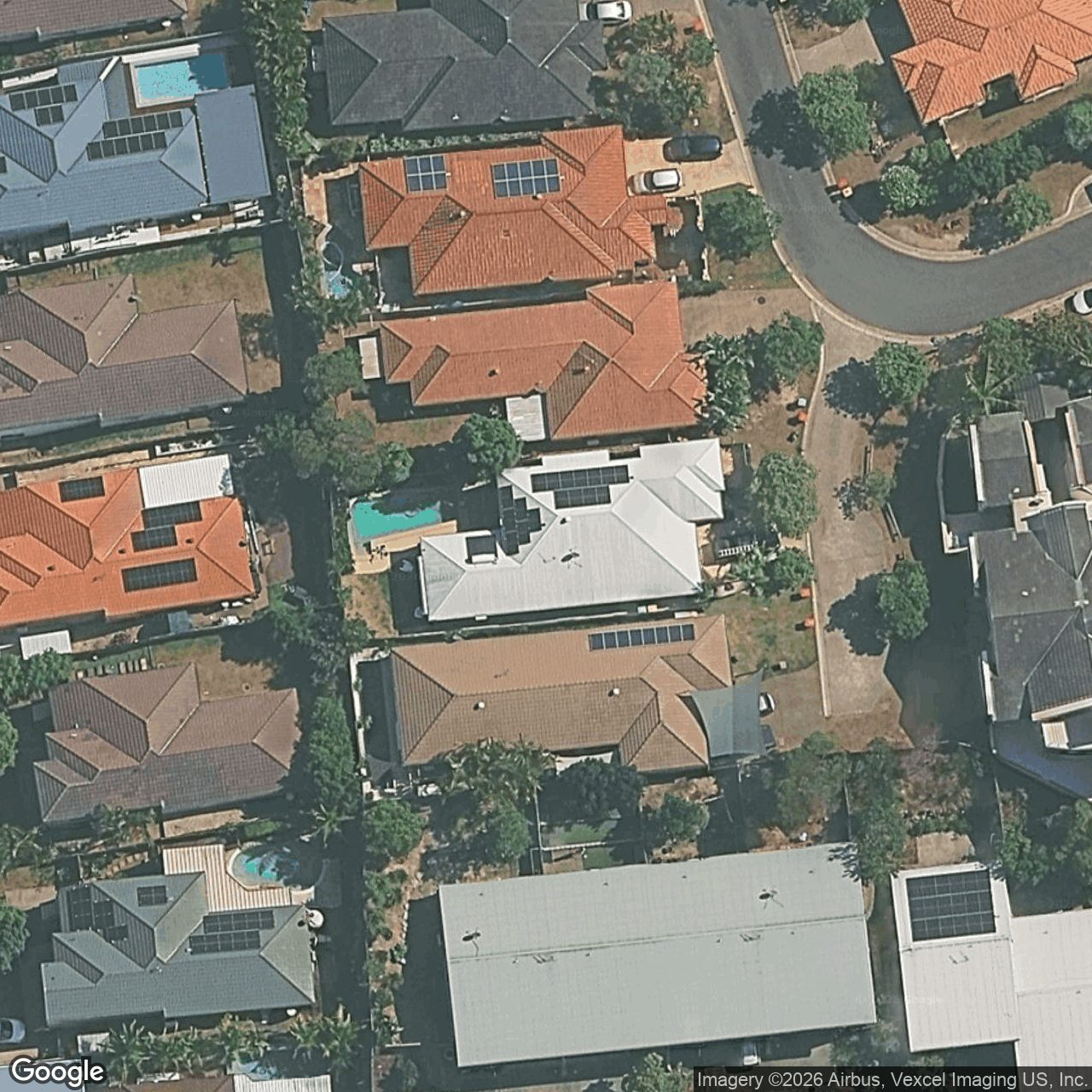 Aerial view of 1 Rafael Place, Varsity Lakes QLD 4227