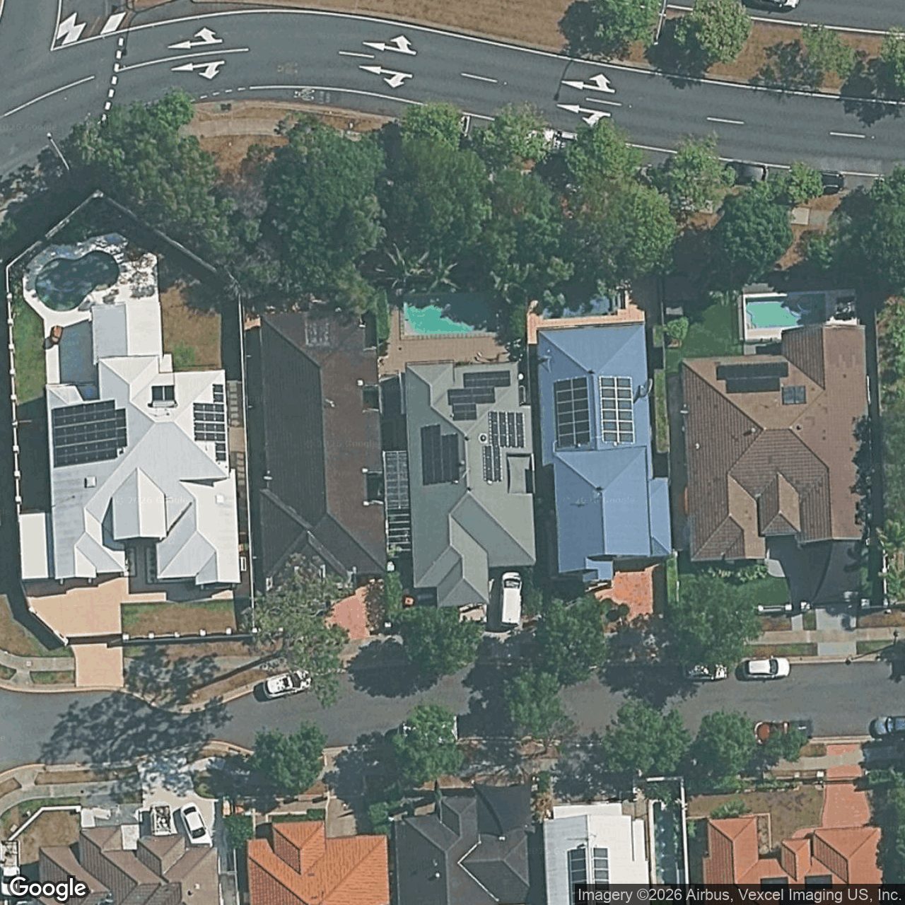 Aerial view of 6 Avellino Drive, Varsity Lakes QLD 4227