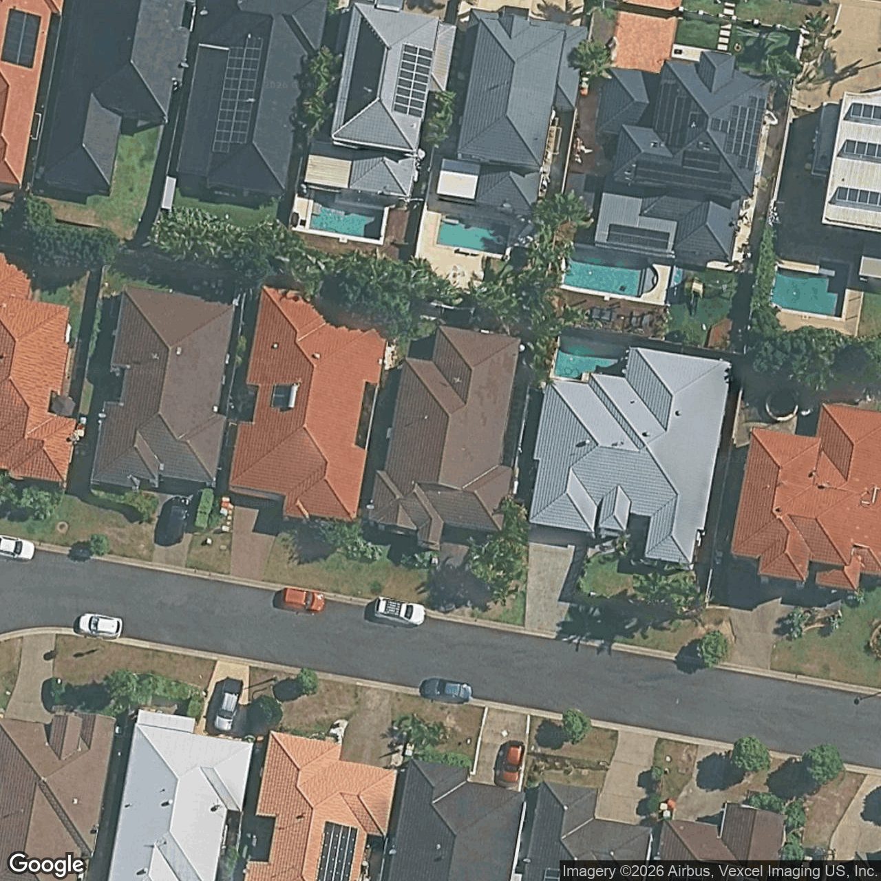 Aerial view of 7 Mindelo Drive, Varsity Lakes QLD 4227