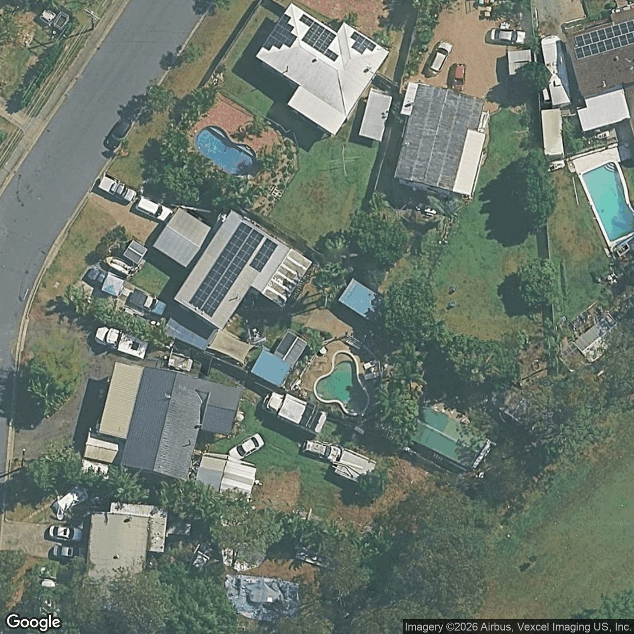 Aerial view of 10 Grevillea Drive, Varsity Lakes QLD 4227