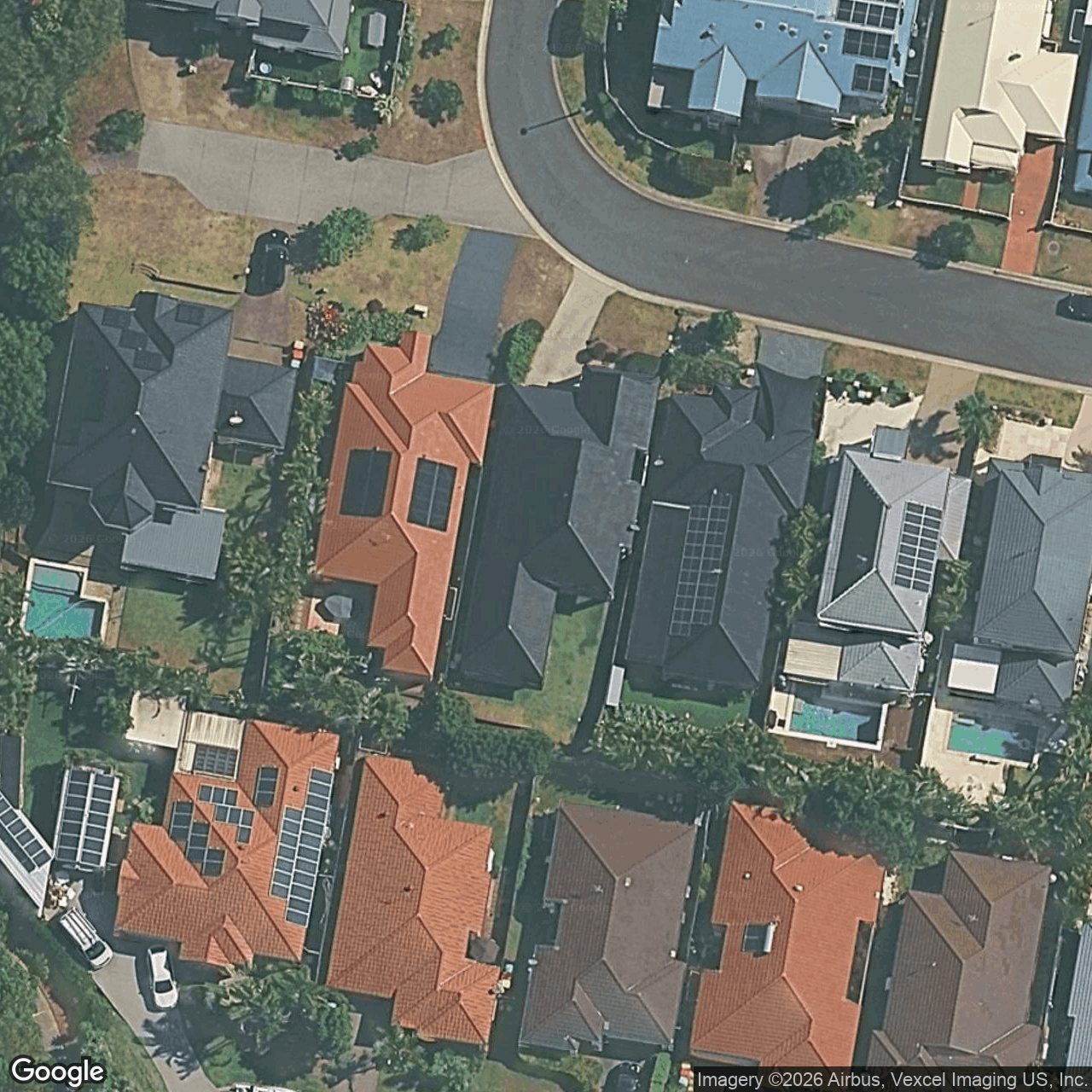 Aerial view of 14 Majorca Crescent, Varsity Lakes QLD 4227