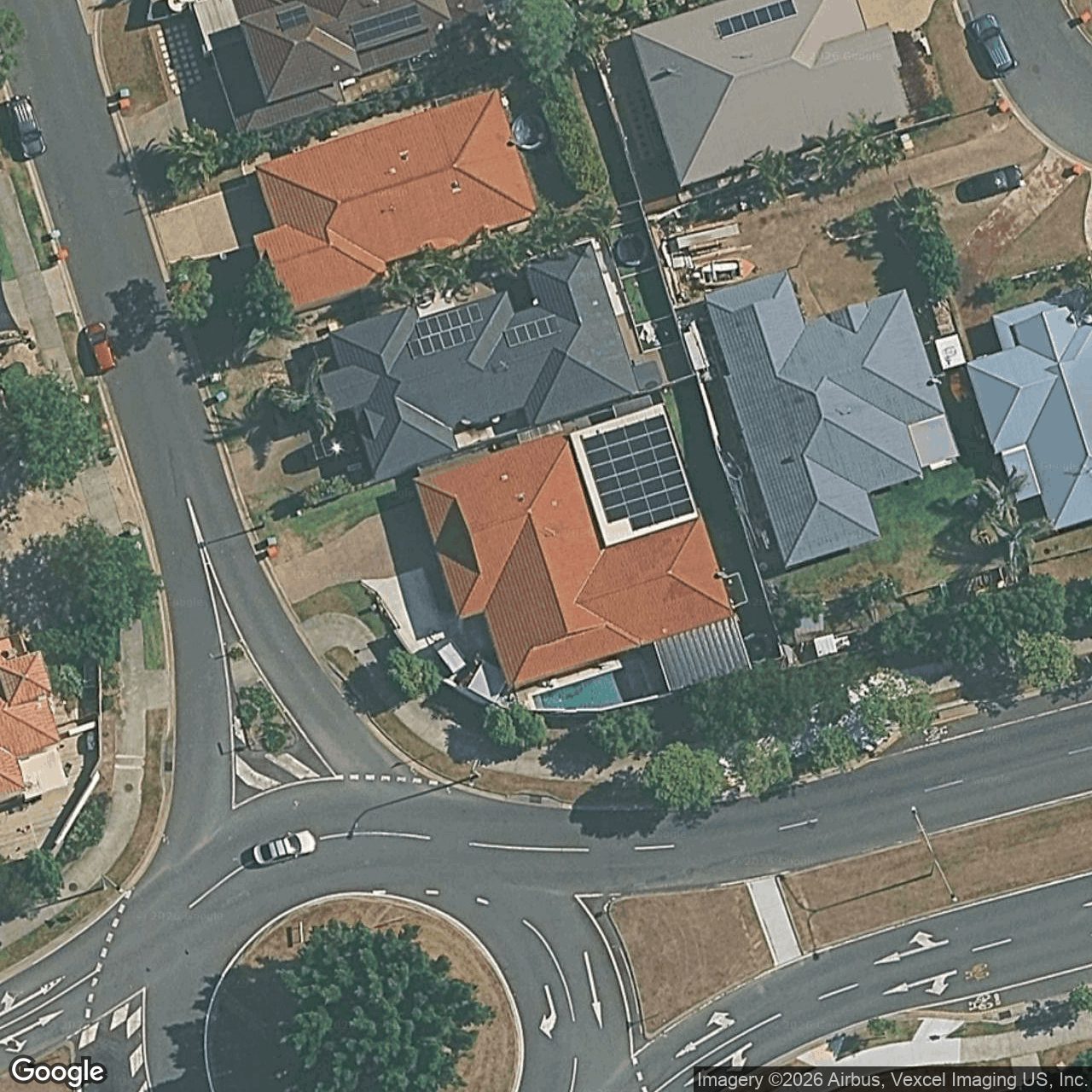 Aerial view of 46 Hillridge Crescent, Varsity Lakes QLD 4227