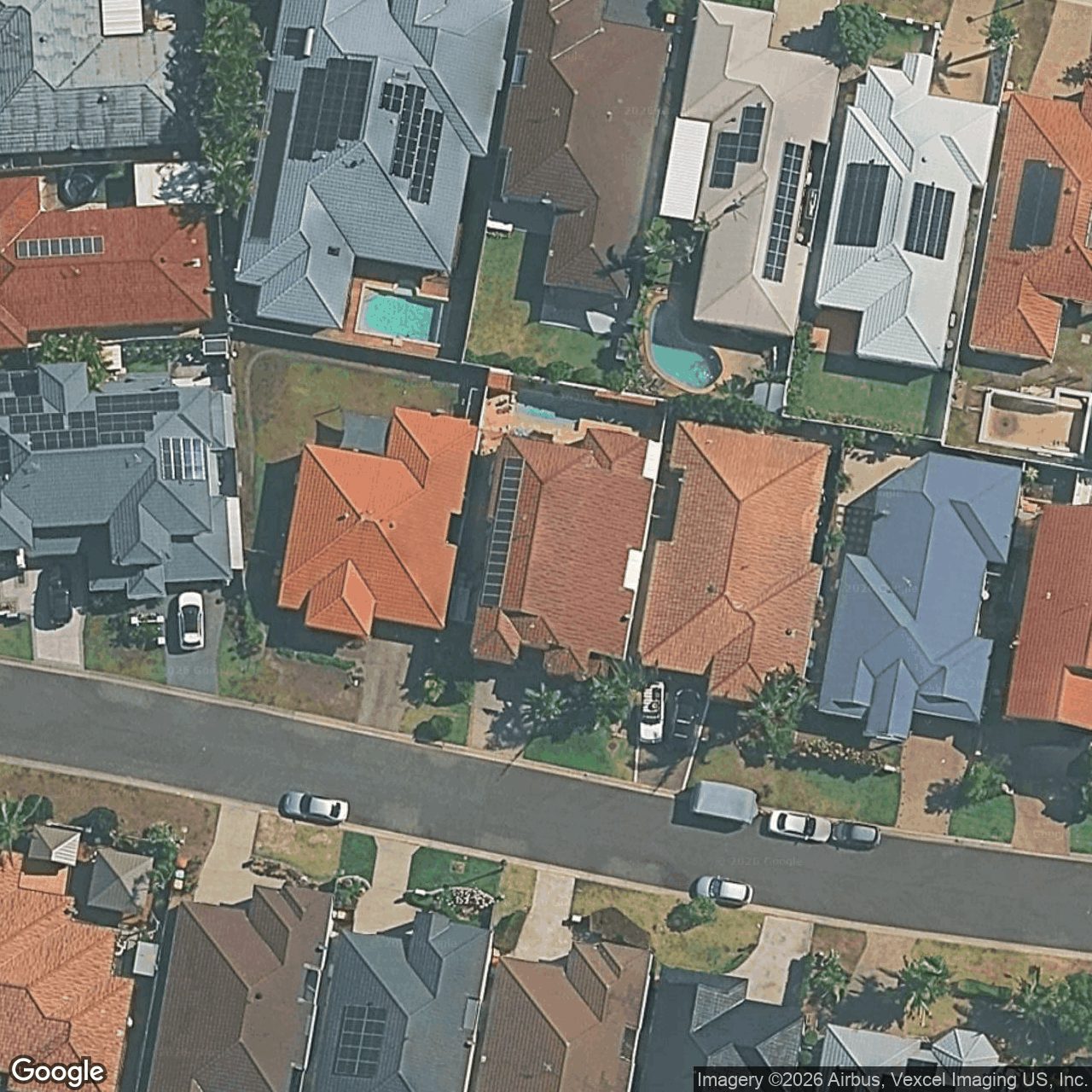 Aerial view of 9 Alderney Court, Varsity Lakes QLD 4227