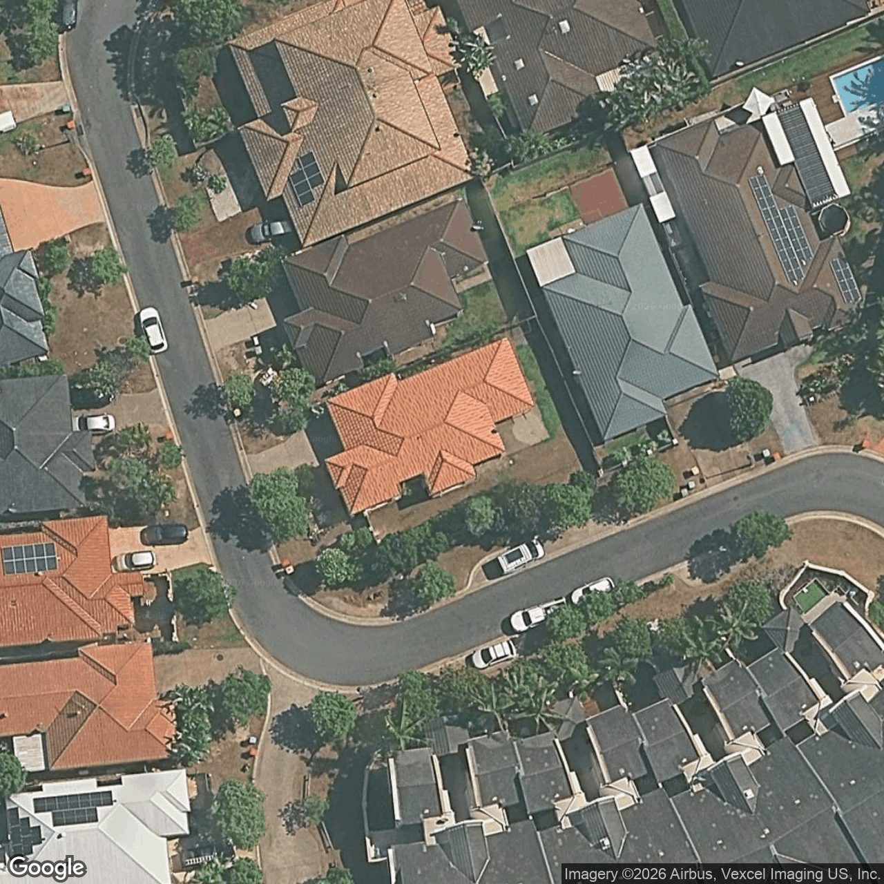 Aerial view of 28 Ranier Crescent, Varsity Lakes QLD 4227