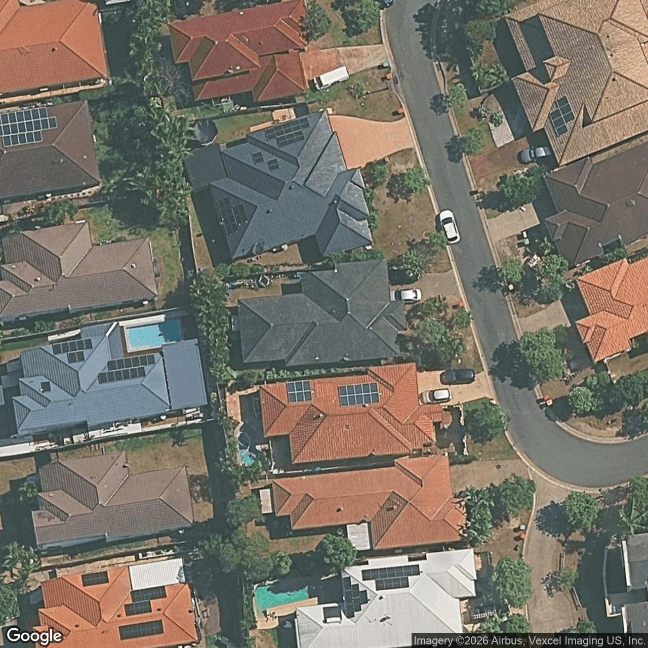 Aerial view of 21 Ranier Crescent, Varsity Lakes QLD 4227