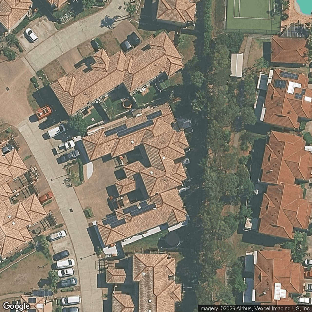 Aerial view of 45/302 Christine Avenue, Varsity Lakes QLD 4227