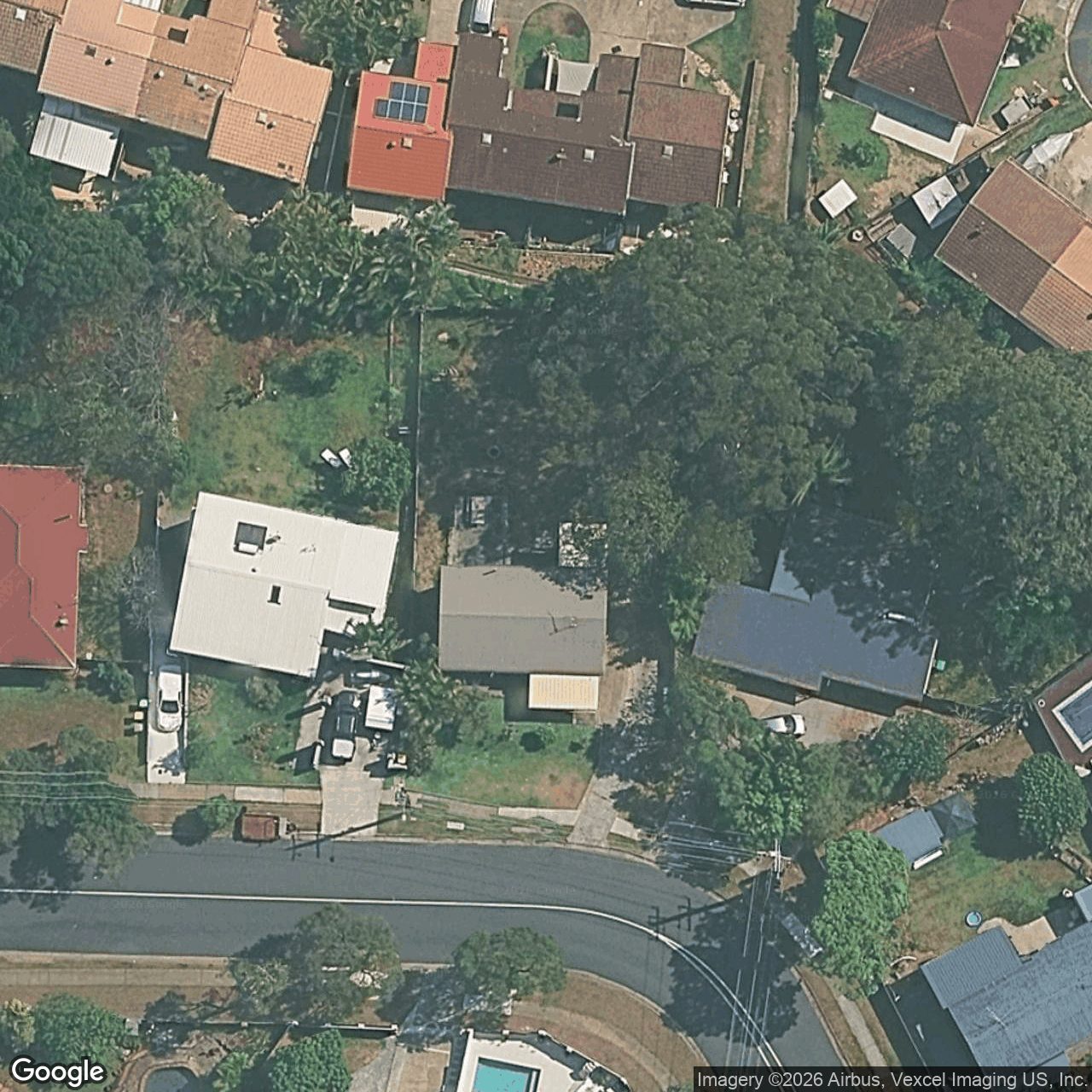 Aerial view of 4 Eucalyptus Avenue, Varsity Lakes QLD 4227