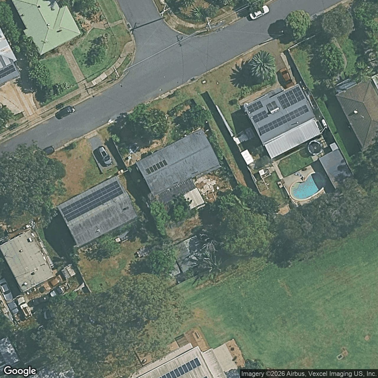 Aerial view of 12 Poinsettia Parade, Varsity Lakes QLD 4227