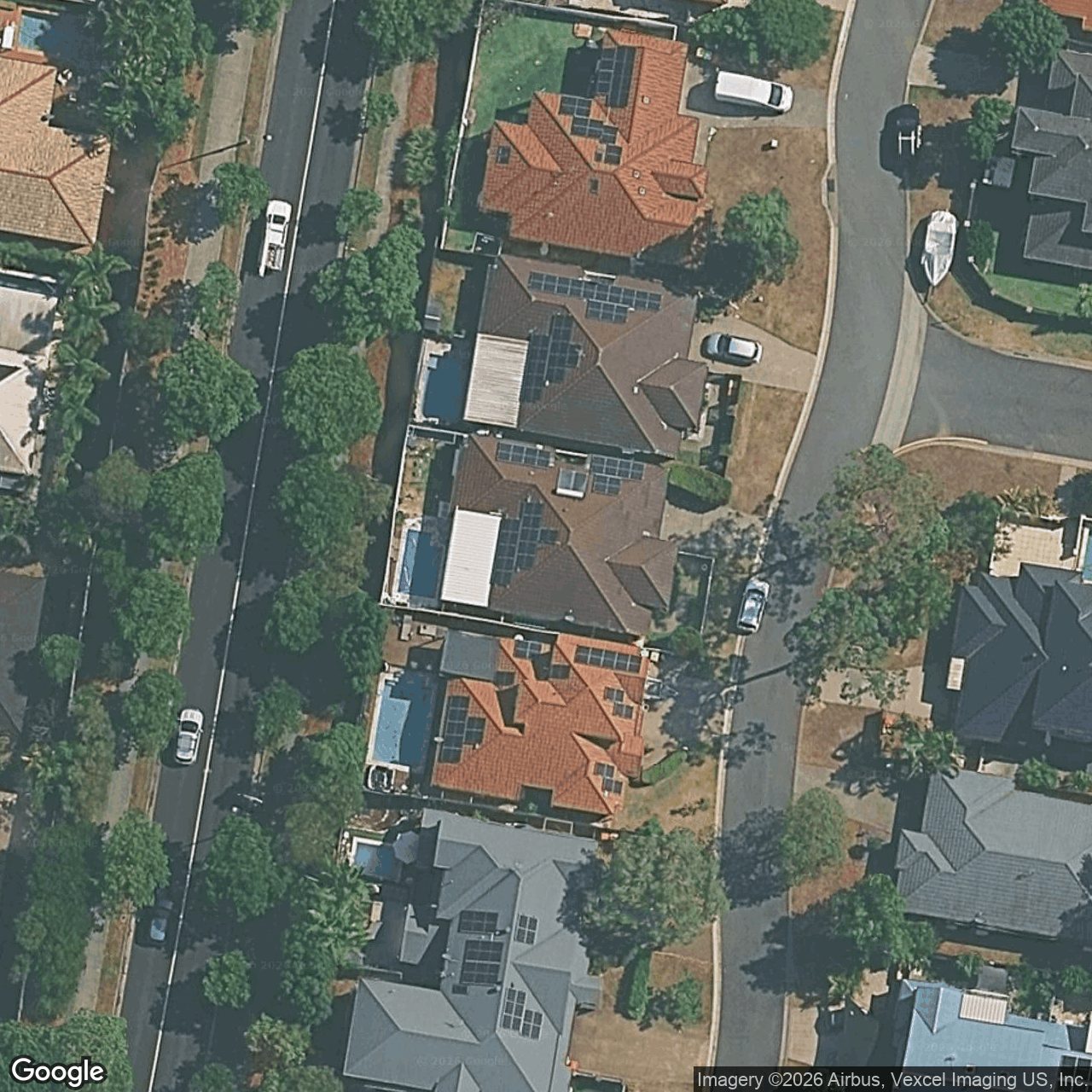 Aerial view of 24 Majorca Crescent, Varsity Lakes QLD 4227
