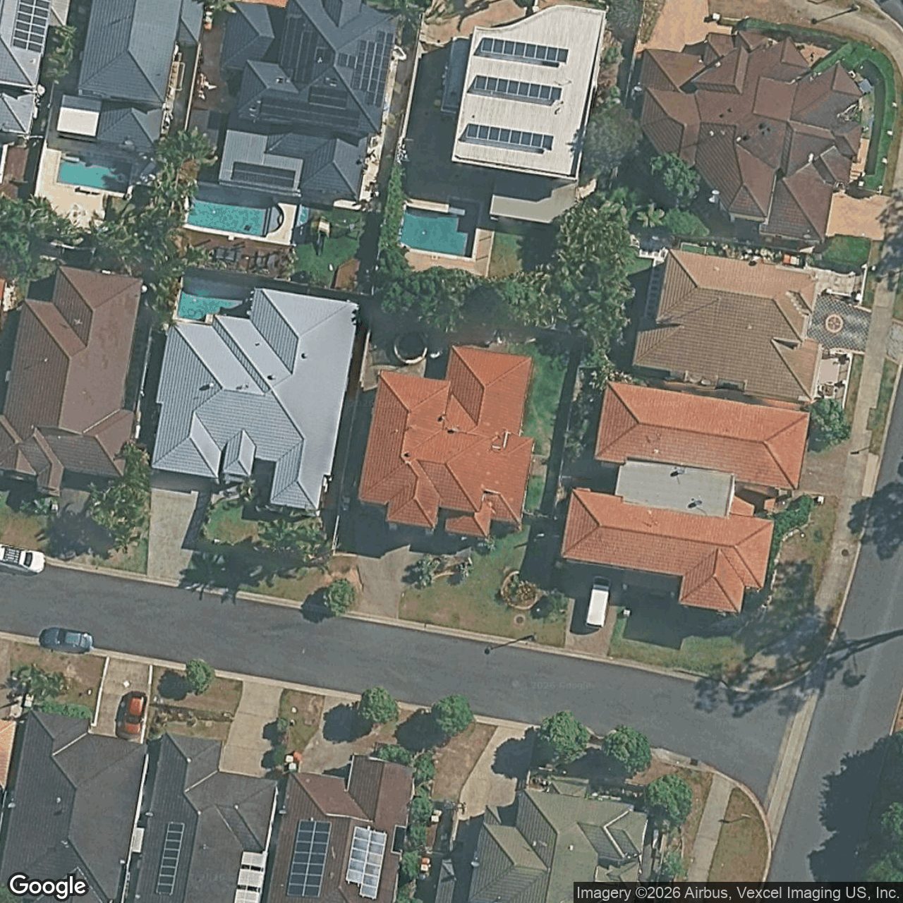 Aerial view of 3 Mindelo Drive, Varsity Lakes QLD 4227
