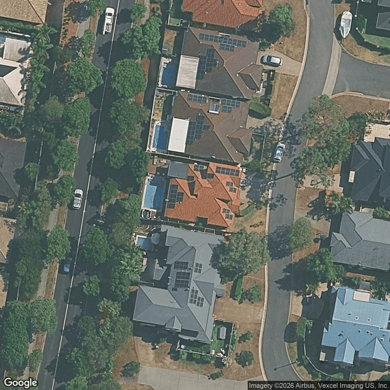 Aerial view of 22 Majorca Crescent, Varsity Lakes QLD 4227