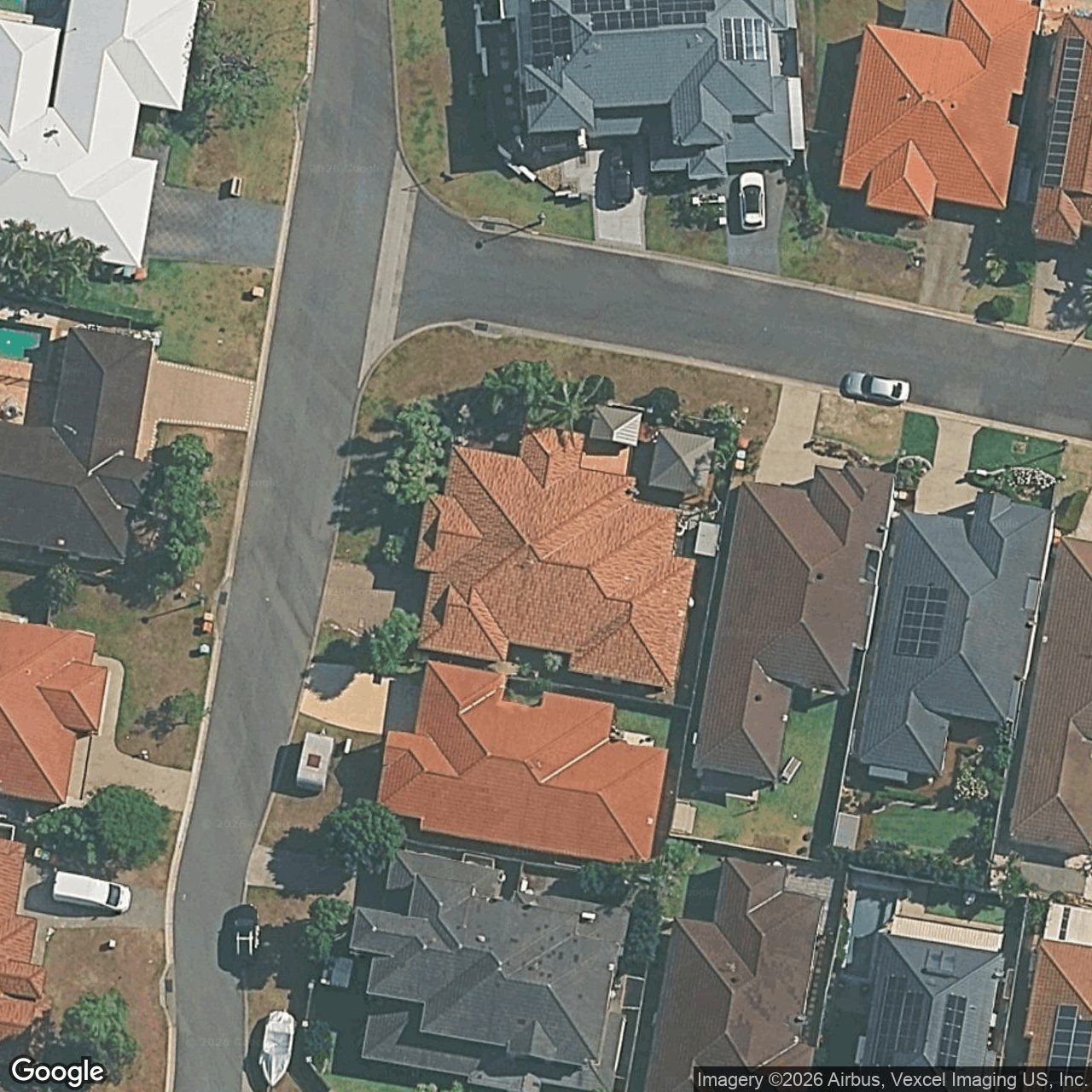 Aerial view of 21 Majorca Crescent, Varsity Lakes QLD 4227