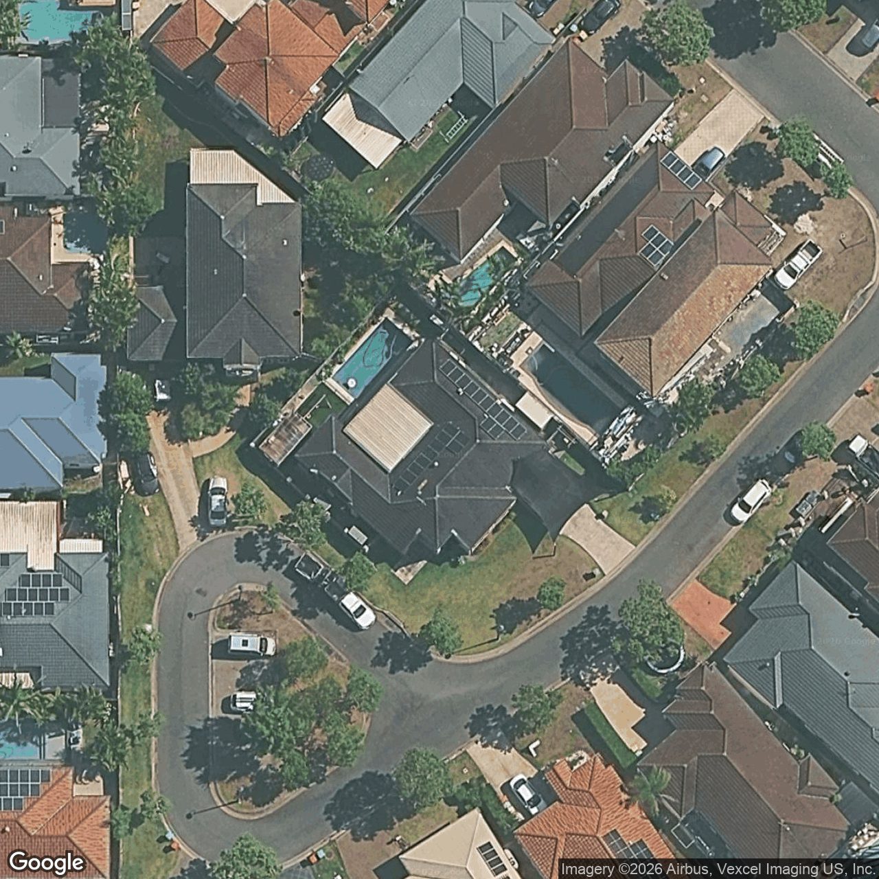 Aerial view of 3 Morea Court, Varsity Lakes QLD 4227