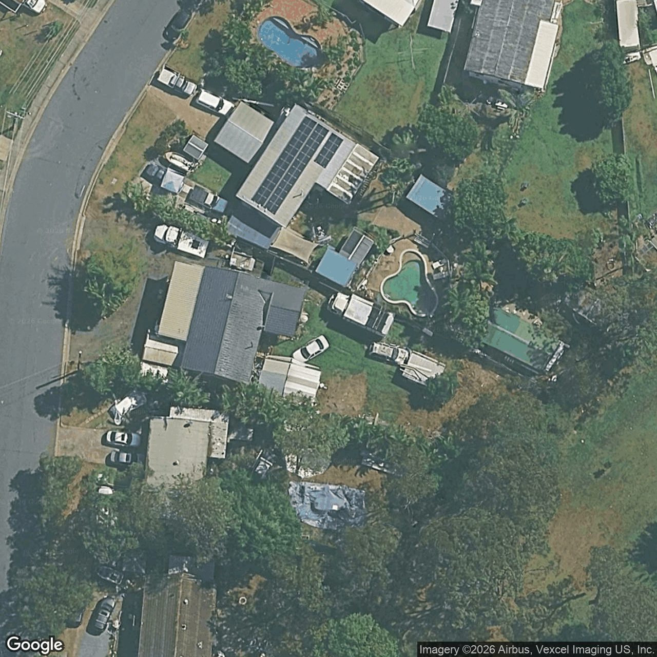 Aerial view of 8 Grevillea Drive, Varsity Lakes QLD 4227