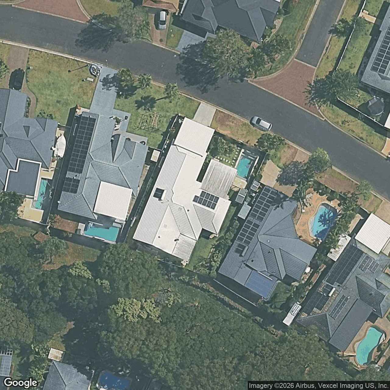 Aerial view of 10 Belrose Boulevard, Varsity Lakes QLD 4227