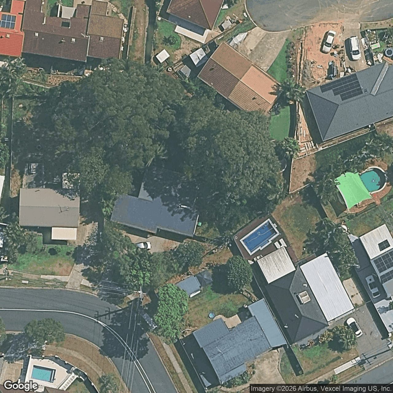 Aerial view of 2 Eucalyptus Avenue, Varsity Lakes QLD 4227