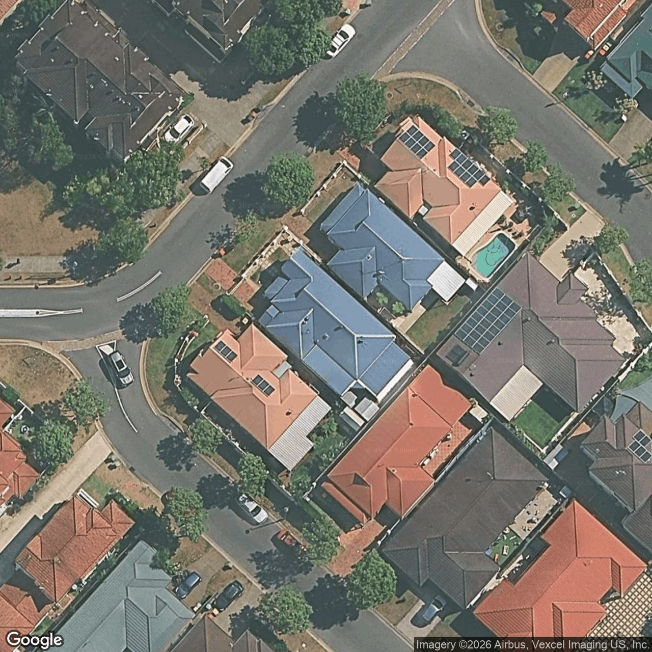 Aerial view of 9 Tourangeau Crescent, Varsity Lakes QLD 4227