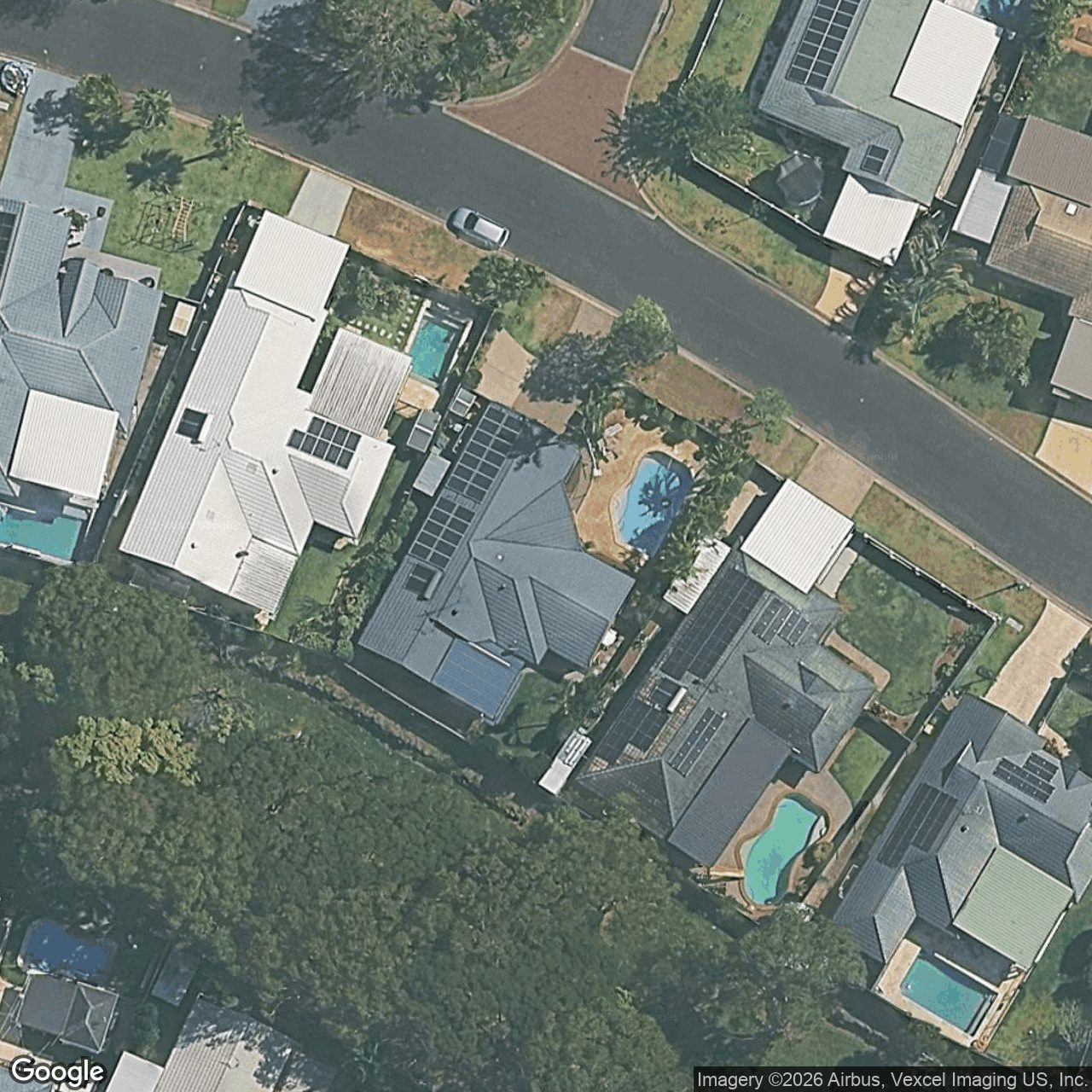 Aerial view of 8 Belrose Boulevard, Varsity Lakes QLD 4227