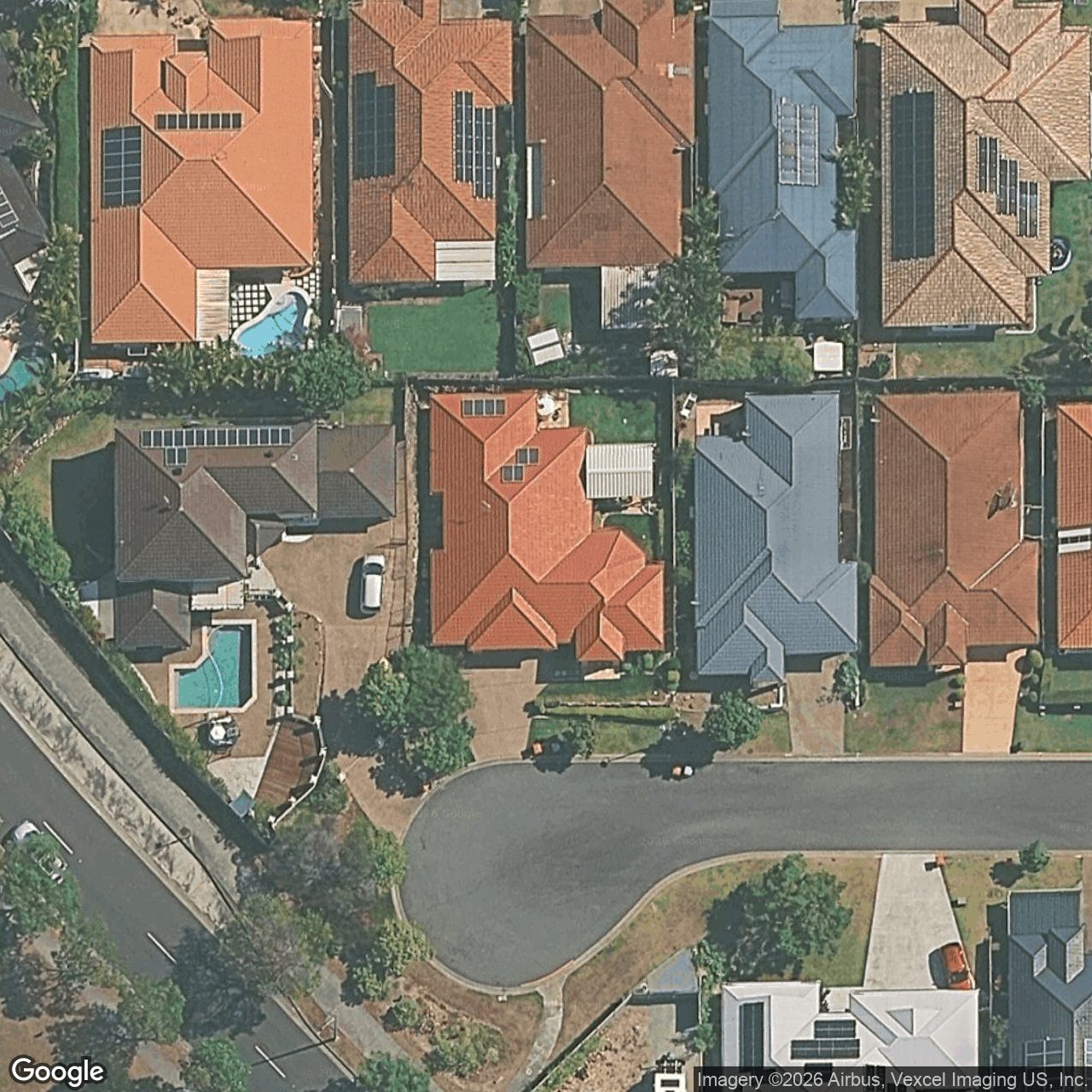 Aerial view of 29 Windemere Crescent, Varsity Lakes QLD 4227
