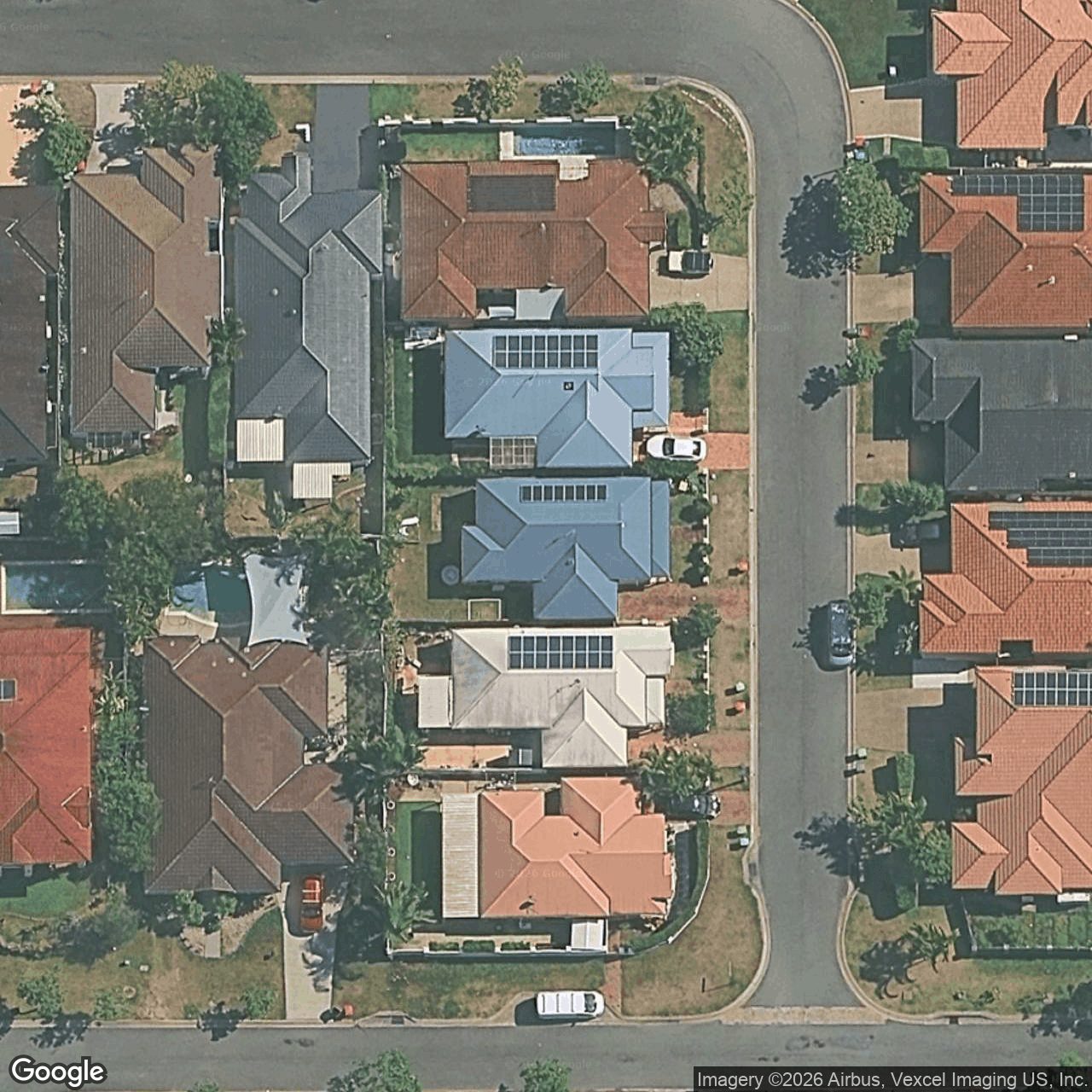 Aerial view of 6 Windemere Crescent, Varsity Lakes QLD 4227