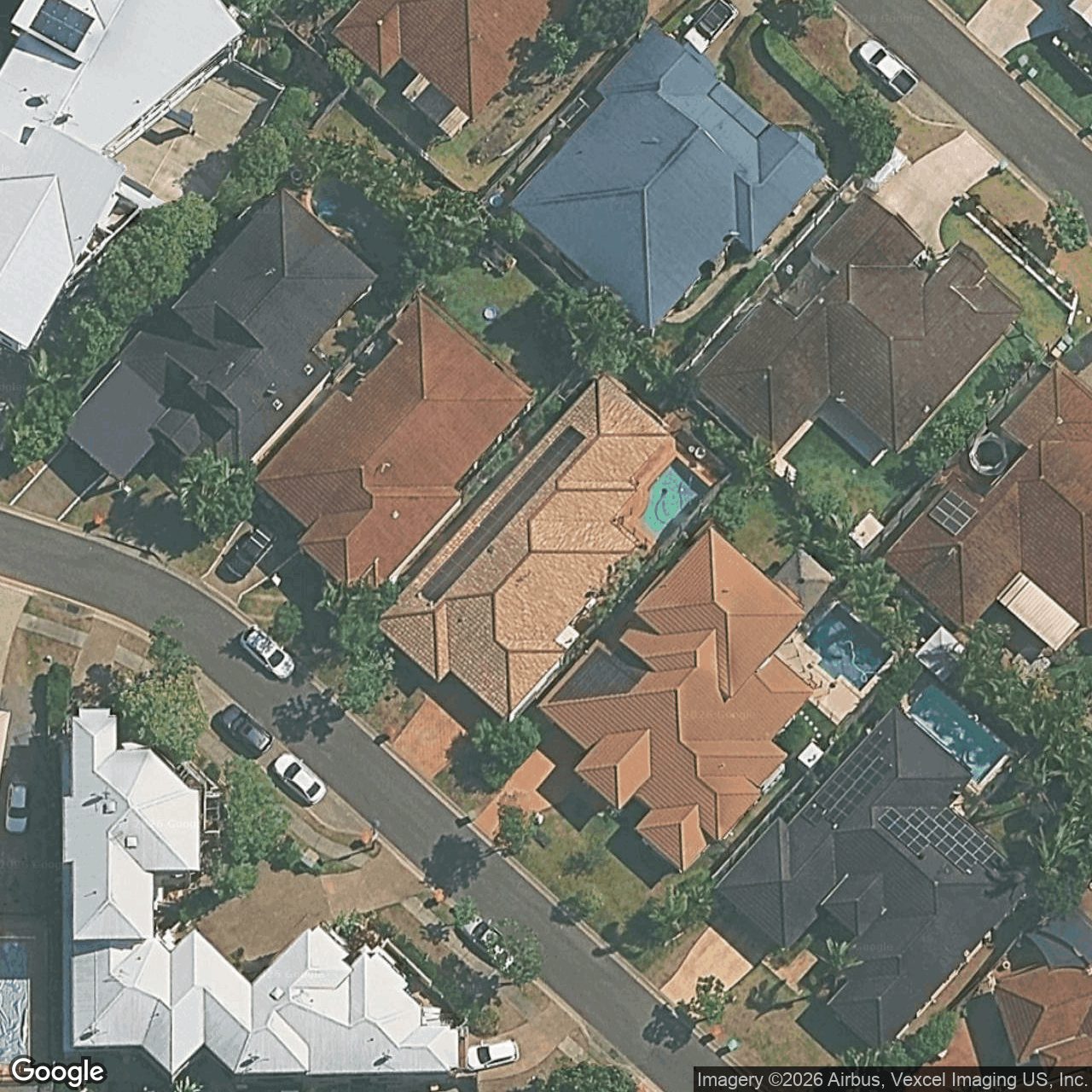 Aerial view of 9 Acton Drive, Varsity Lakes QLD 4227