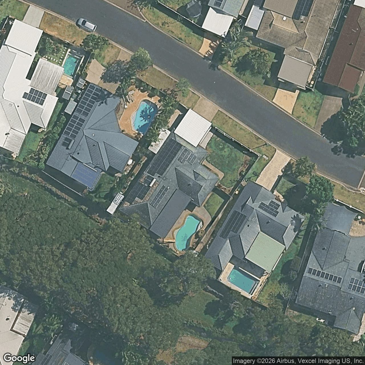 Aerial view of 6 Belrose Boulevard, Varsity Lakes QLD 4227