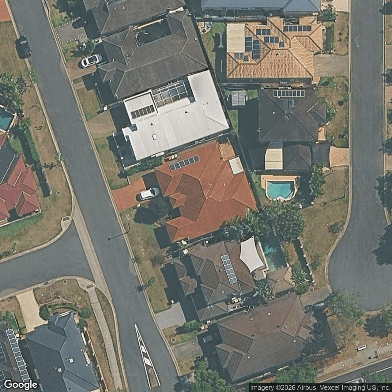 Aerial view of 18 Bergamo Drive, Varsity Lakes QLD 4227
