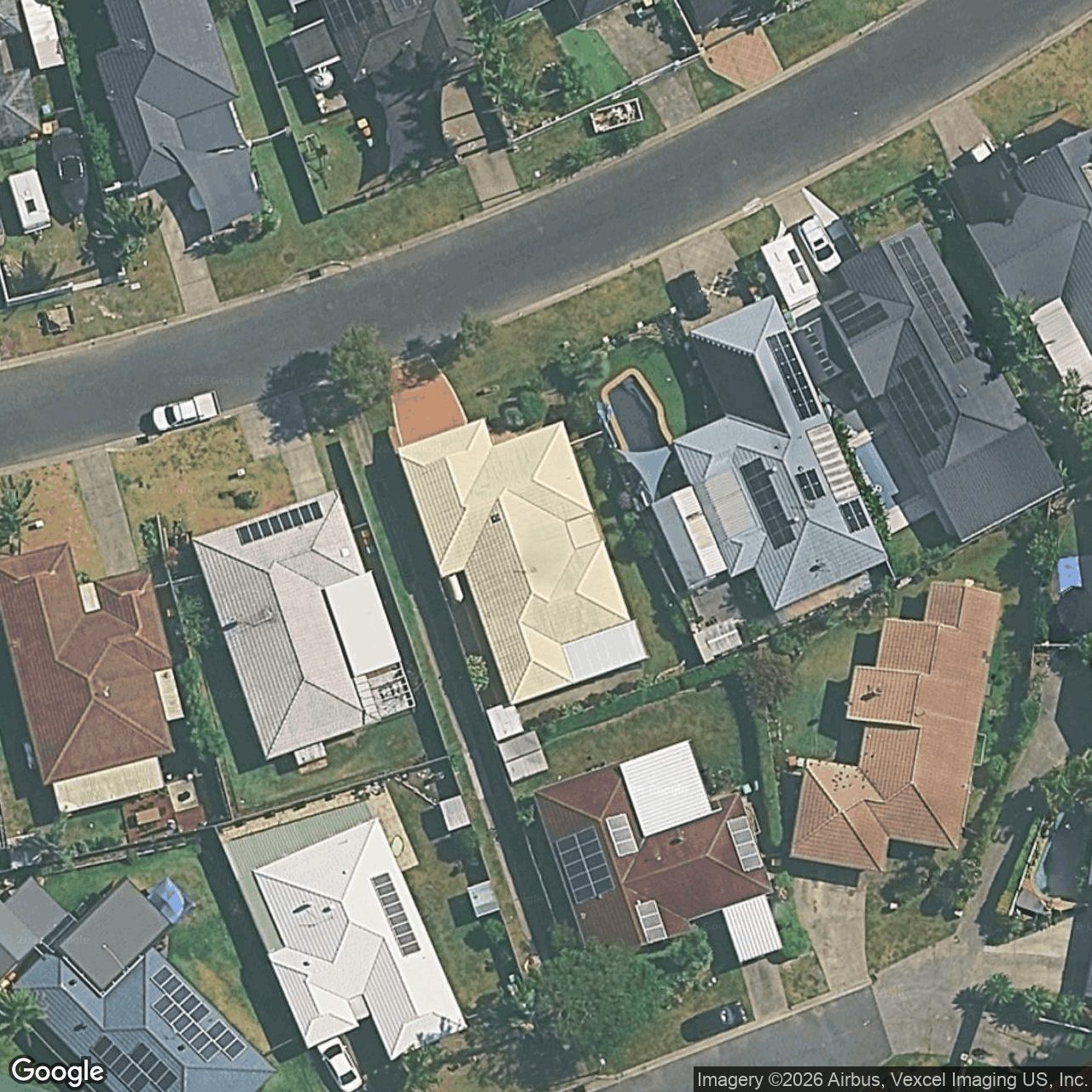Aerial view of 48 Southlake Drive, Varsity Lakes QLD 4227
