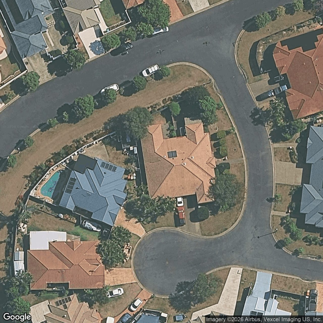 Aerial view of 1 Georgia Street, Varsity Lakes QLD 4227