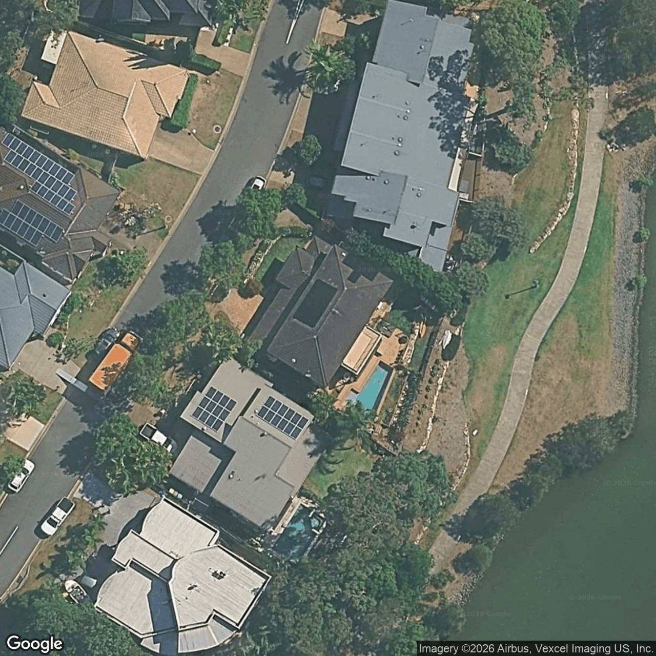 Aerial view of 14 Comore Drive, Varsity Lakes QLD 4227