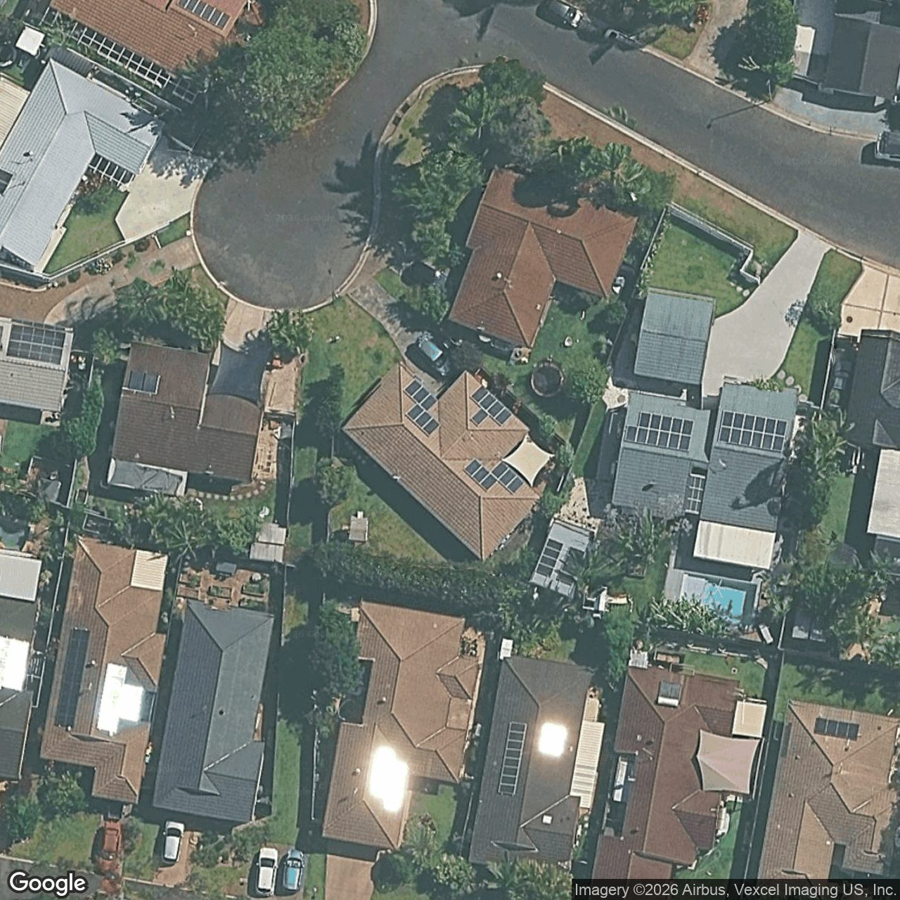 Aerial view of 4 Triscay Place, Varsity Lakes QLD 4227