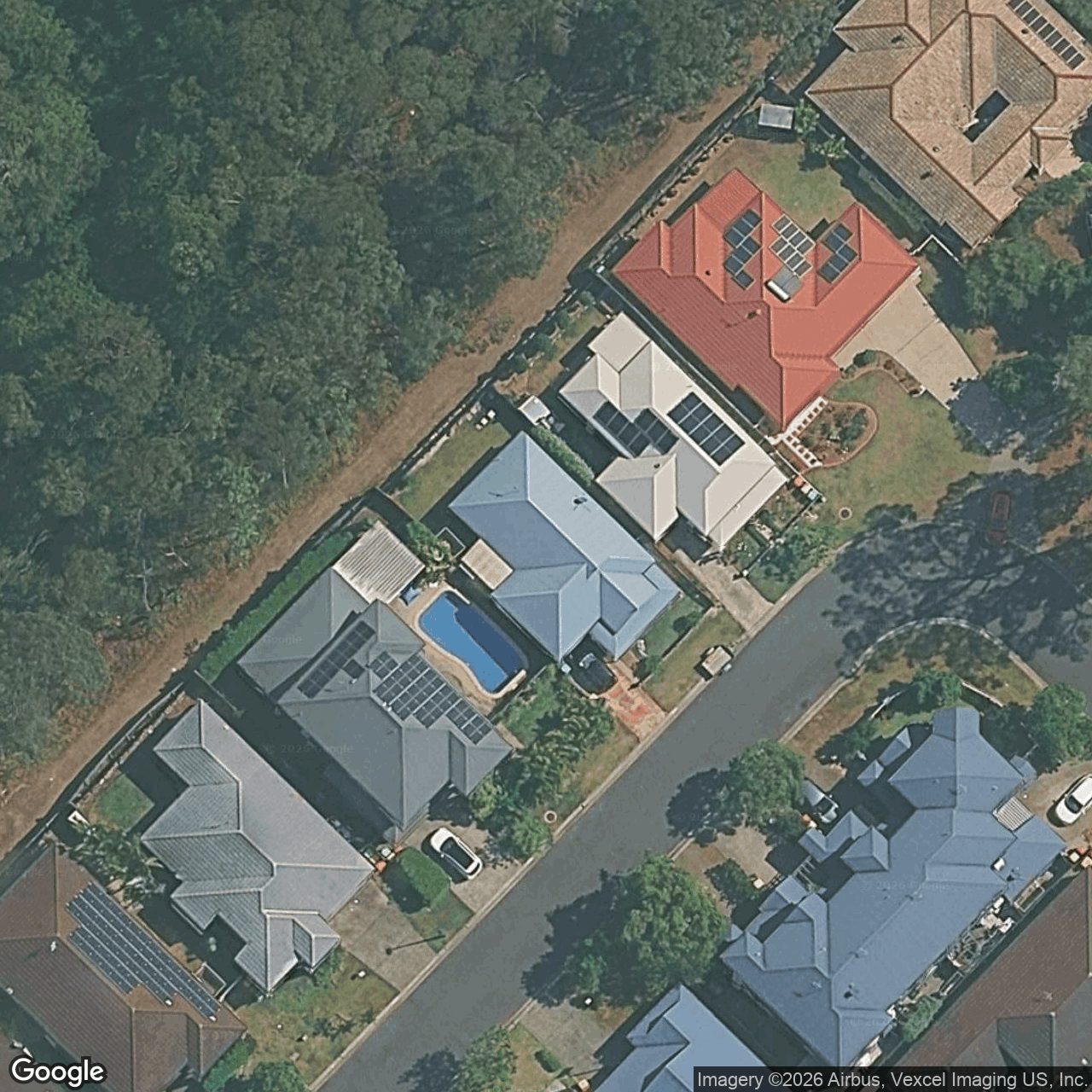 Aerial view of 7 Imperia Crescent, Varsity Lakes QLD 4227