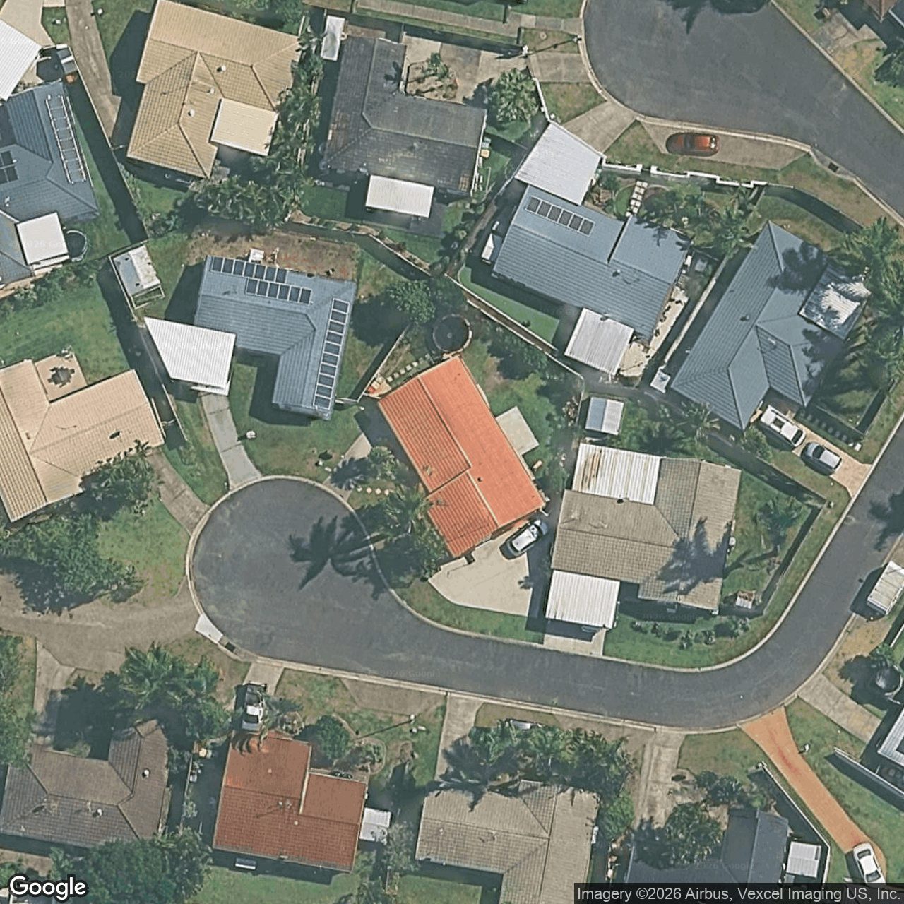 Aerial view of 5 Gladful Court, Varsity Lakes QLD 4227