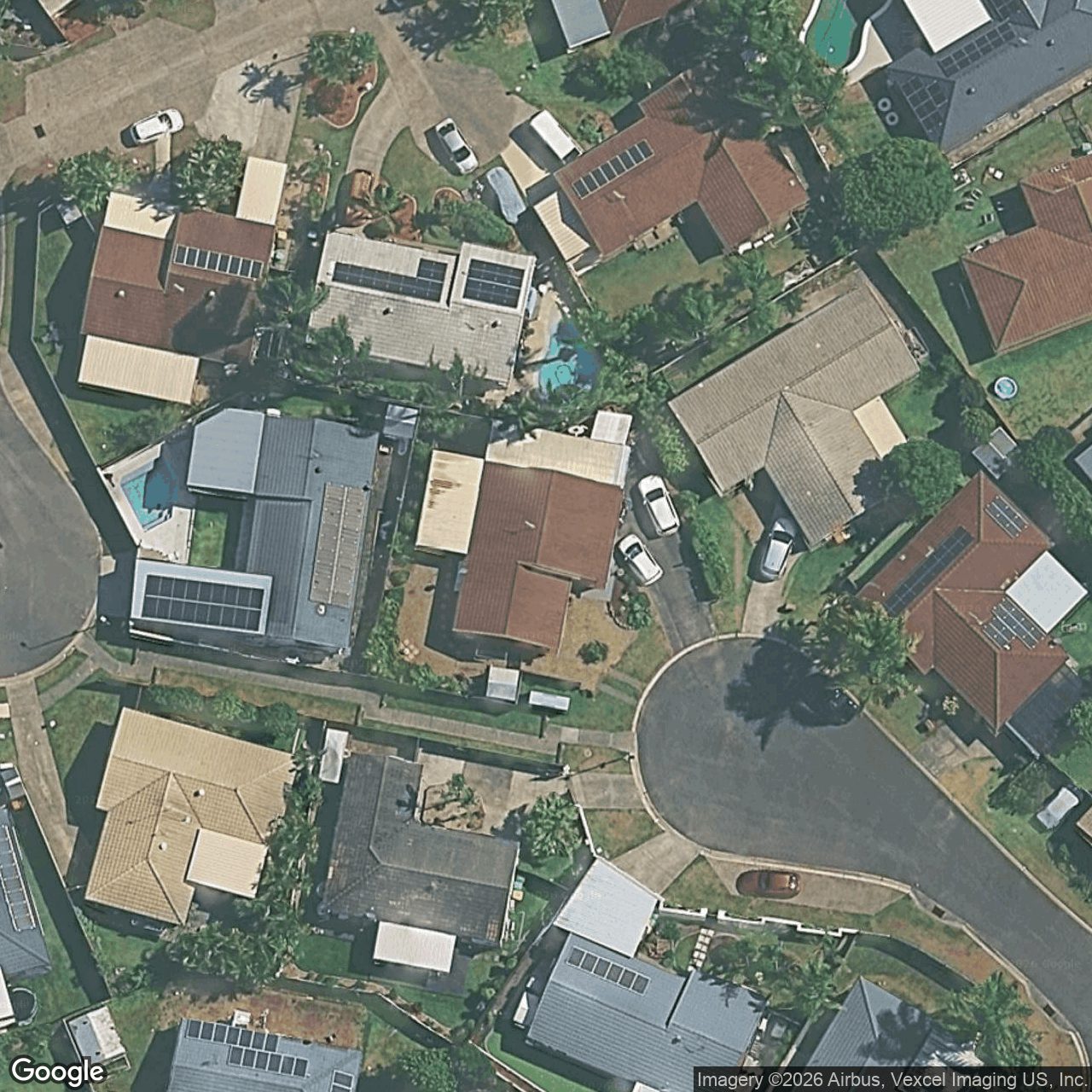 Aerial view of 17 Marscay Avenue, Varsity Lakes QLD 4227