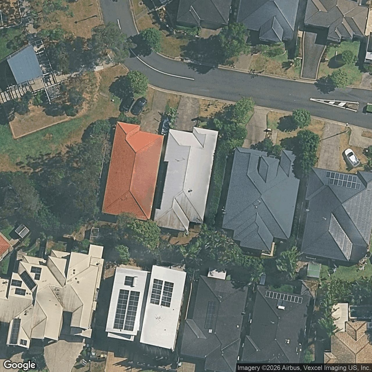 Aerial view of 6 Lantau Crescent, Varsity Lakes QLD 4227