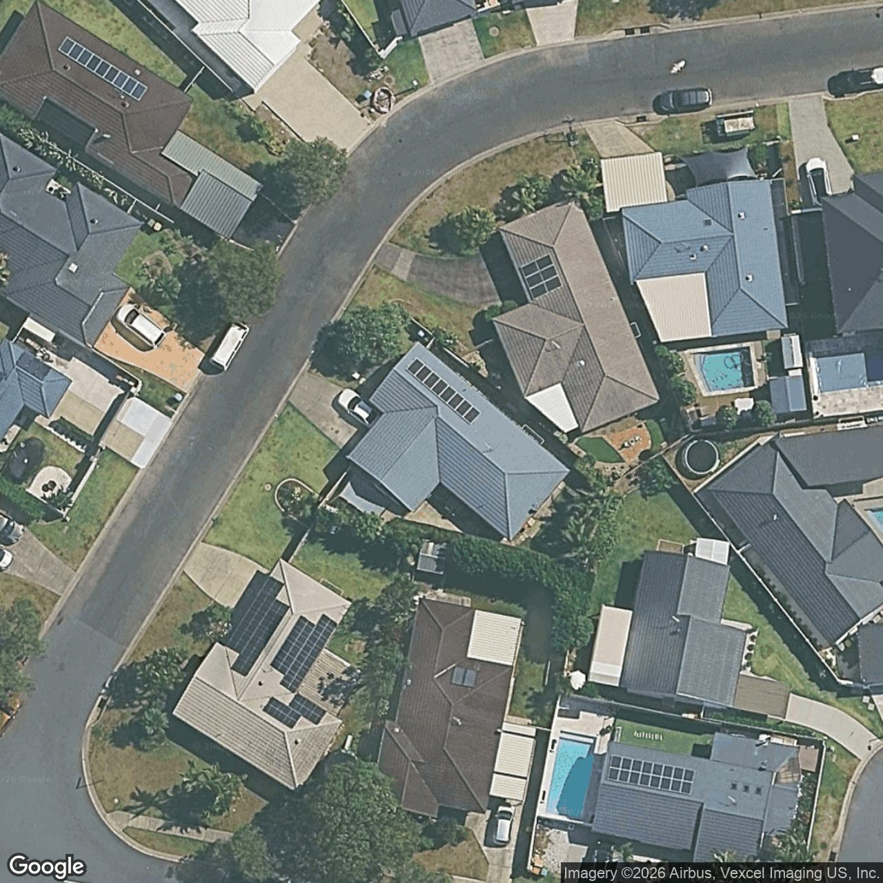 Aerial view of 66 Southlake Drive, Varsity Lakes QLD 4227