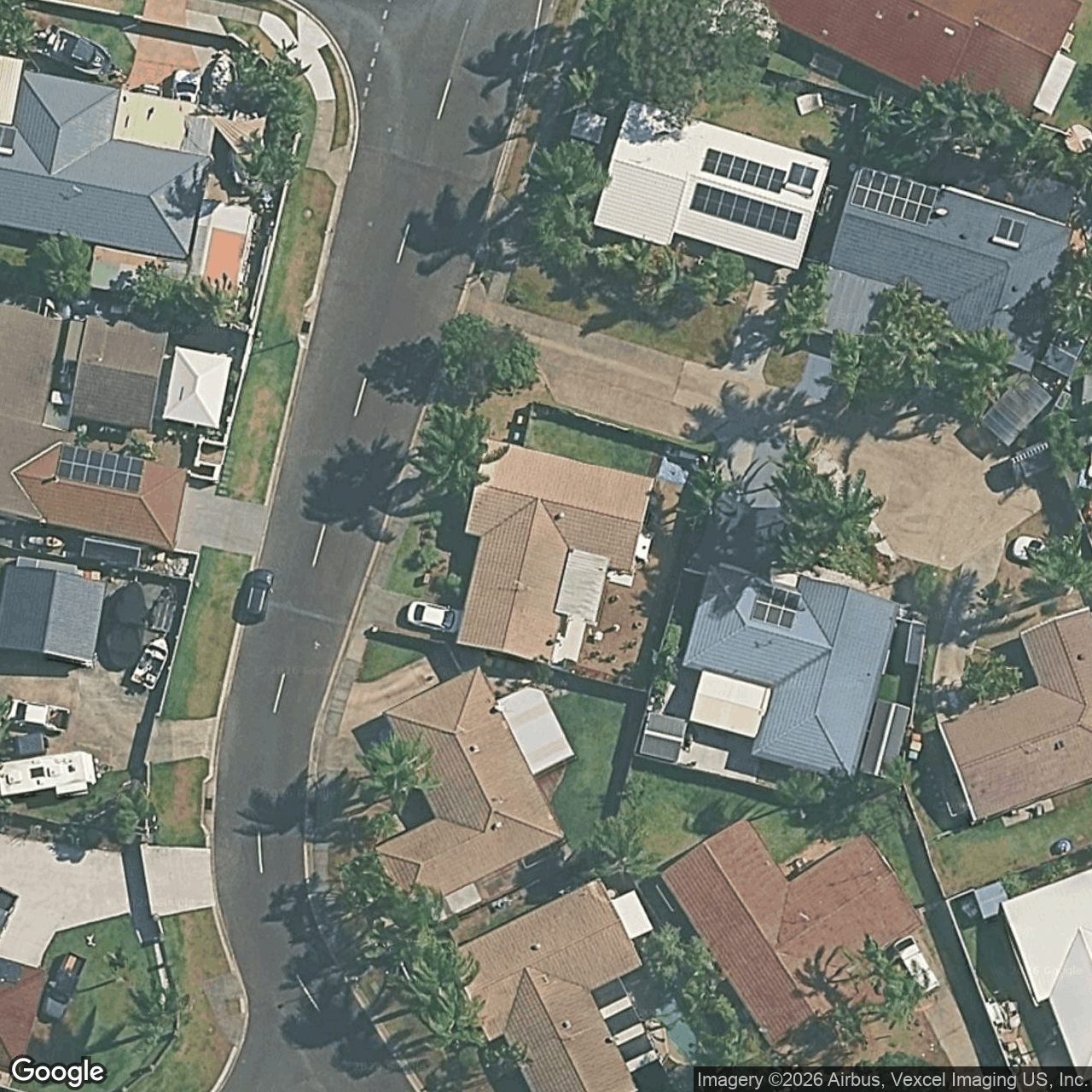 Aerial view of 1 Delnote Court, Varsity Lakes QLD 4227