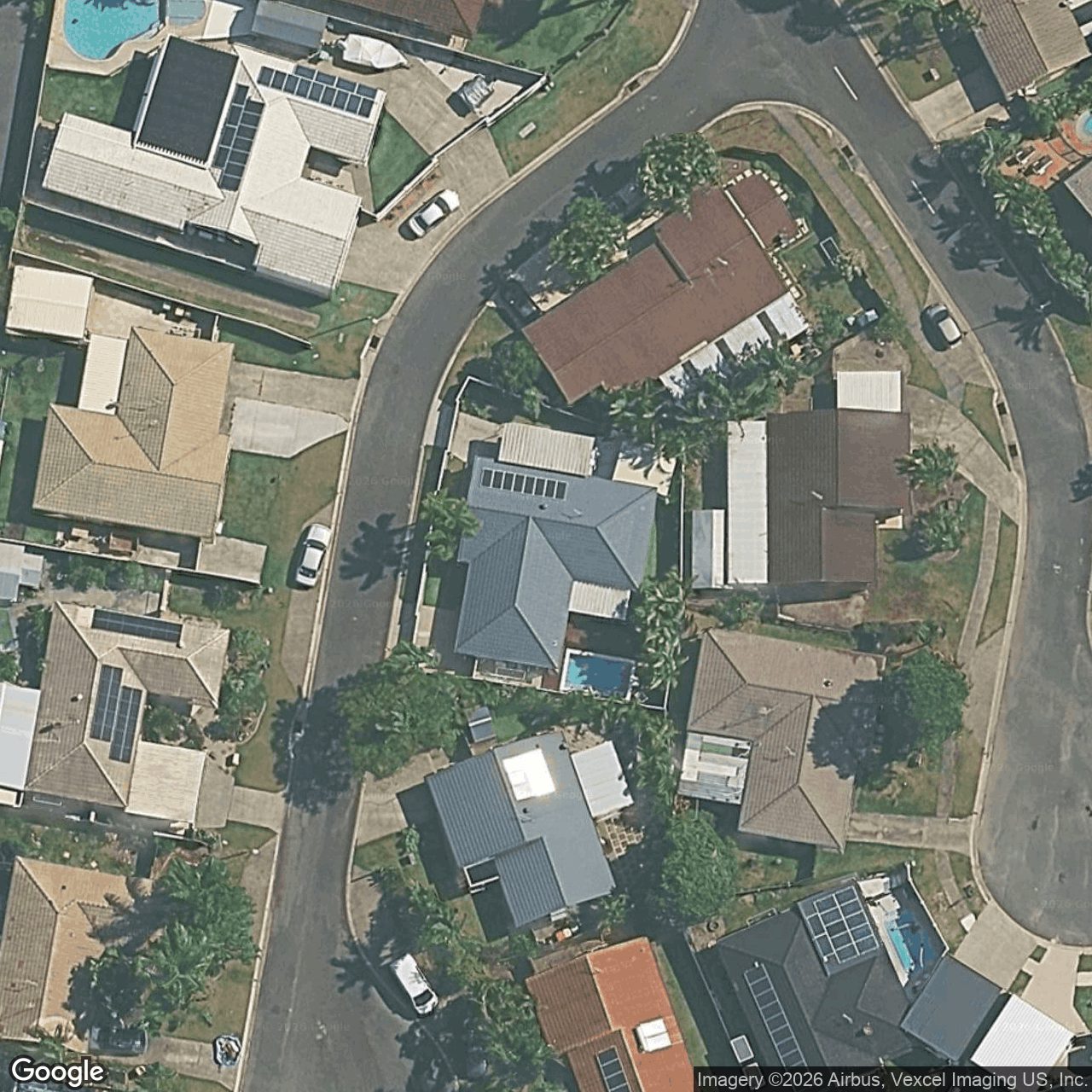 Aerial view of 4 Capiten Court, Varsity Lakes QLD 4227