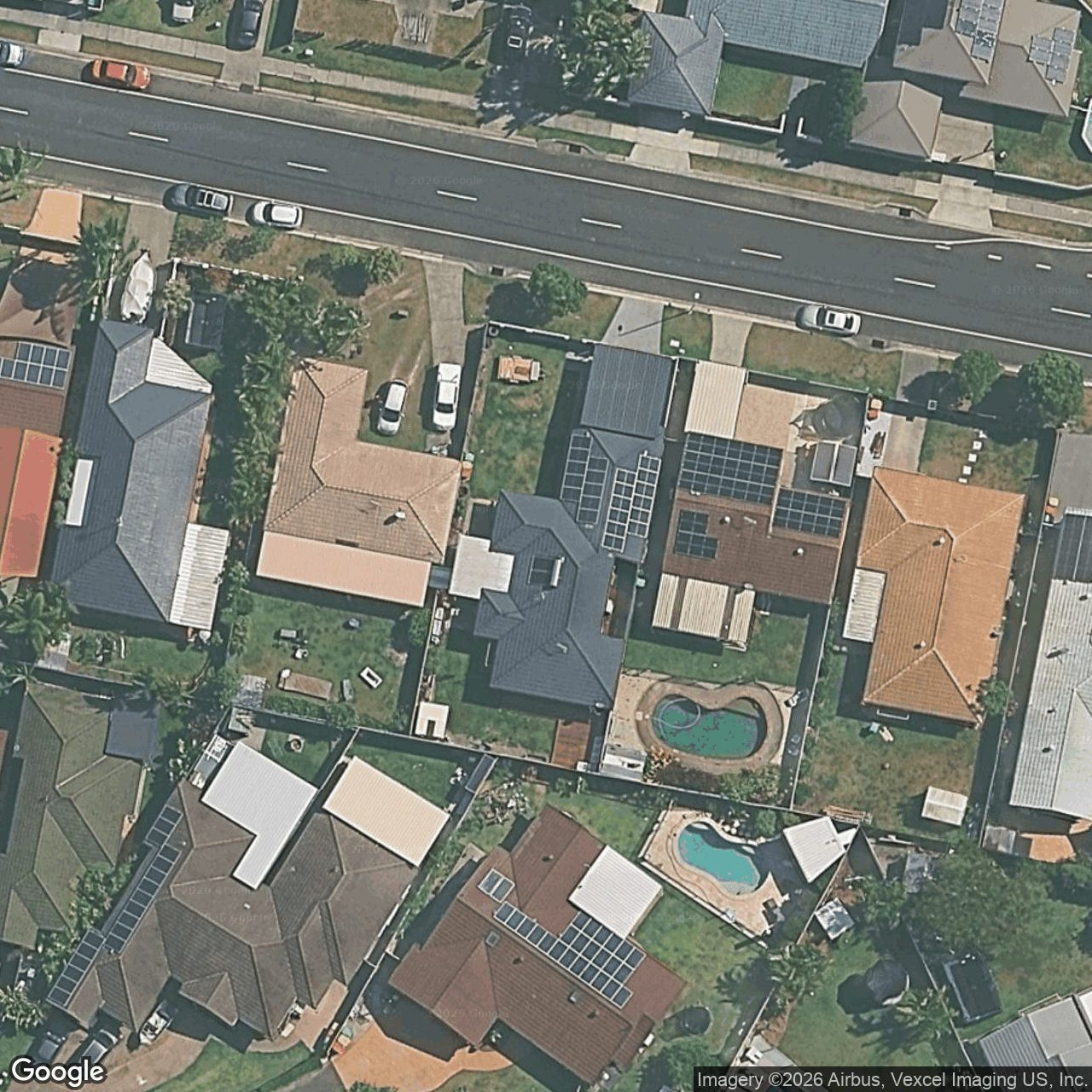 Aerial view of 18 Cumberland Drive, Varsity Lakes QLD 4227