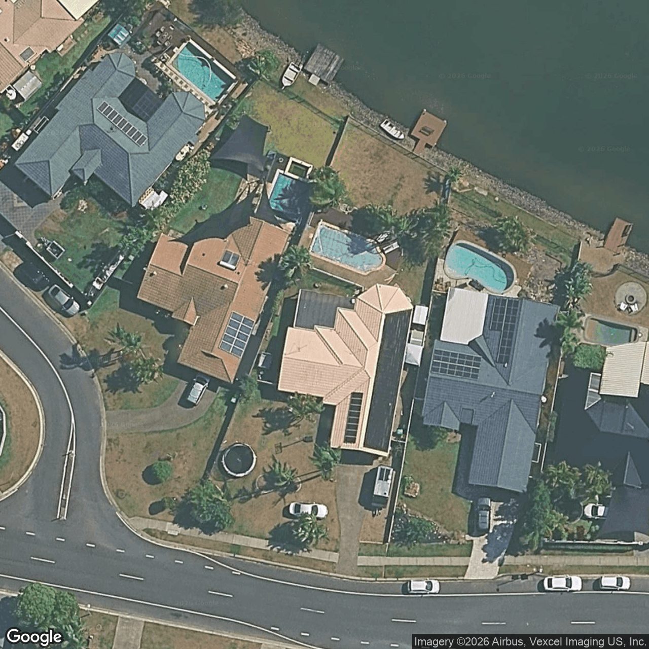 Aerial view of 9 Cumberland Drive, Varsity Lakes QLD 4227